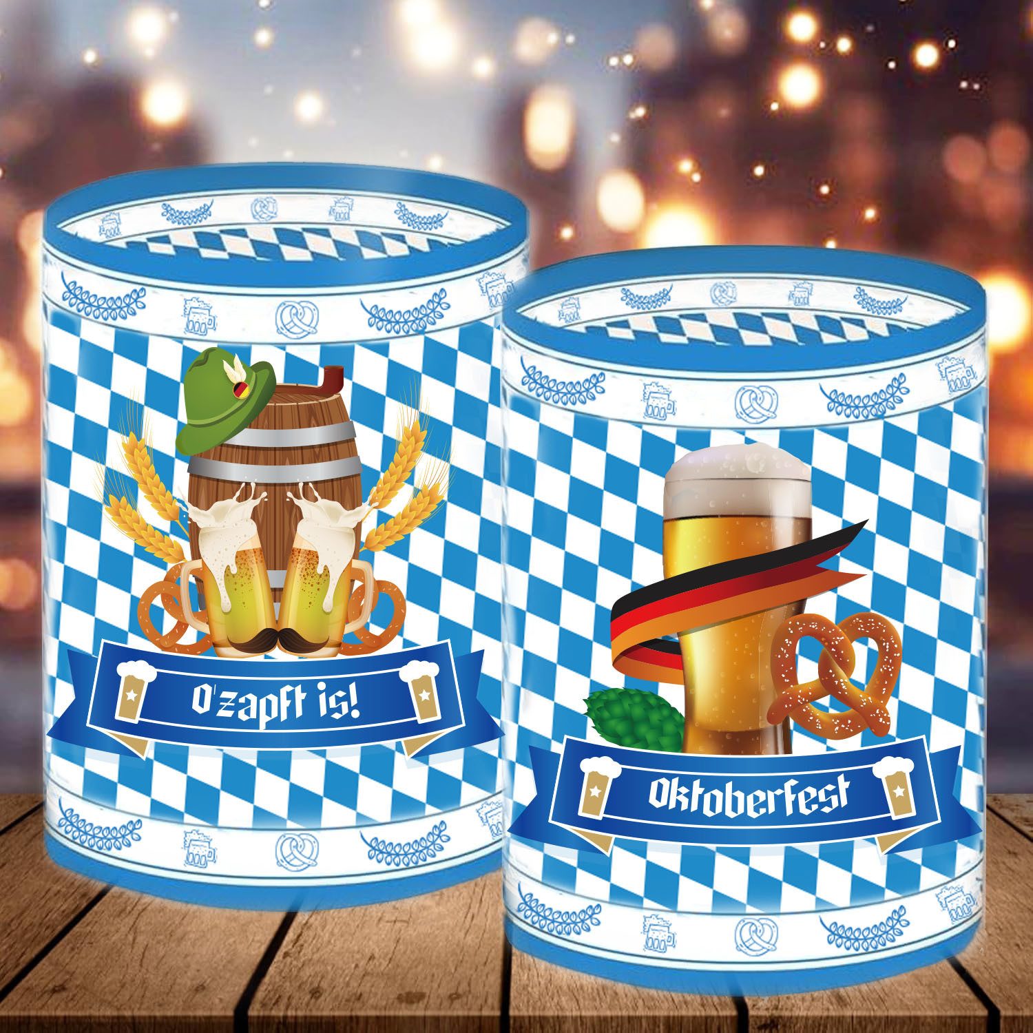 Coonoor Duftkerze 12 Laternen Tischdekorationen, Oktoberfest, günstig online kaufen