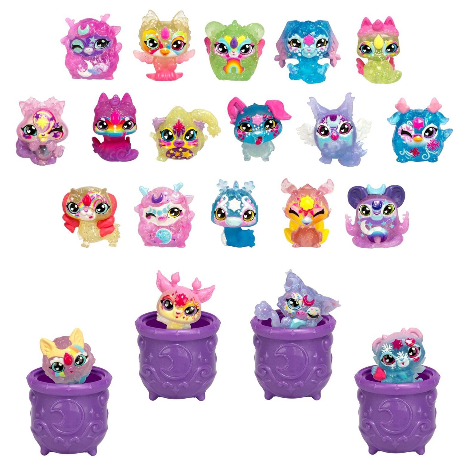 Moose Toys Spielfigur Magic Mixies Minis Shimmerverse-Serie Magic-Megapa, Tauche ein in das Magic Mixies Shimmerverse: Sammle alle 90 magischen