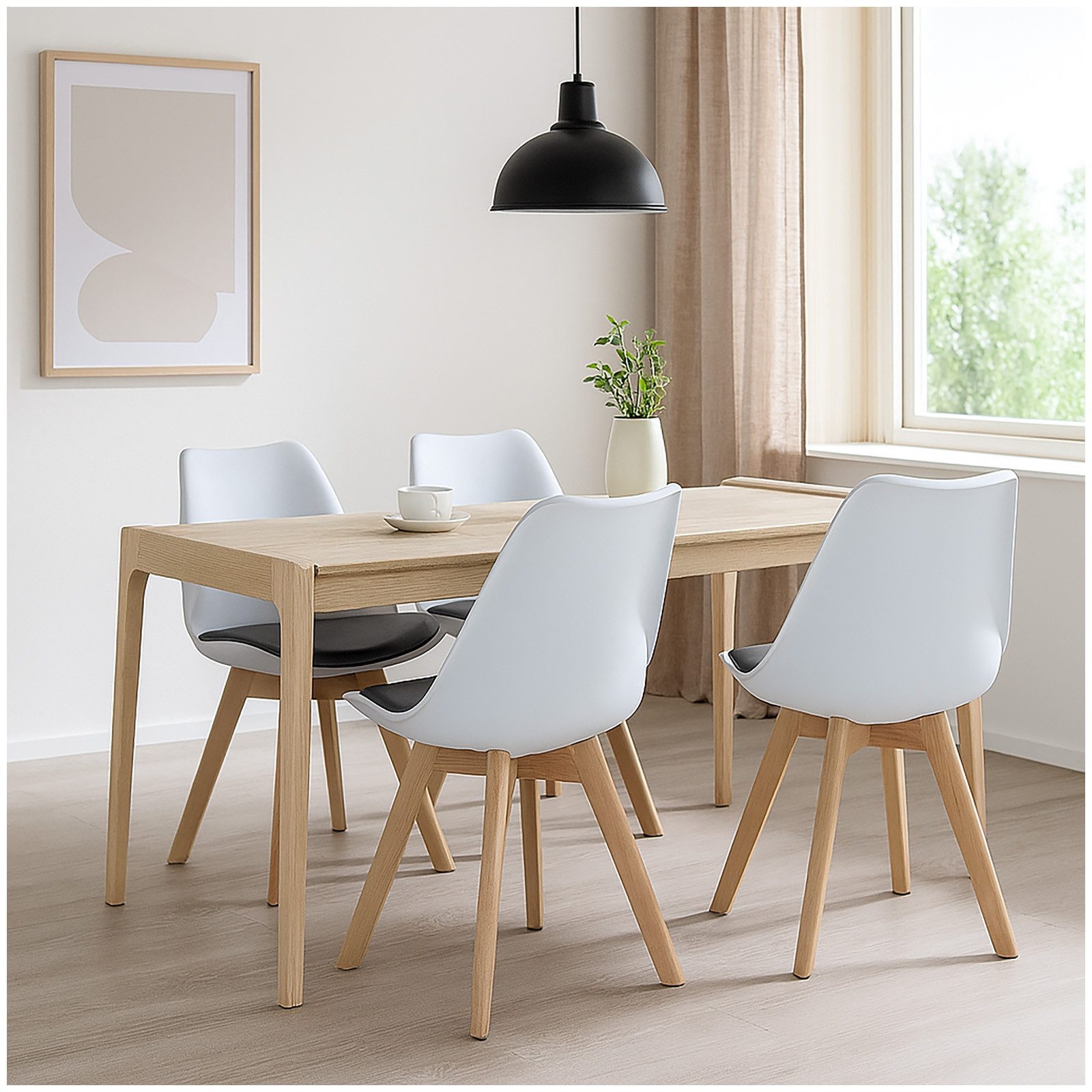 HTI-Living Esszimmerstuhl 4er Set Design-Stühle mit günstig online kaufen