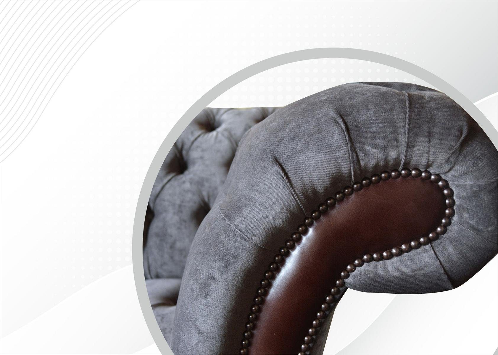 Sitzer Chesterfield 3 Sofa JVmoebel Couch Design Chesterfield-Sofa, 225 cm