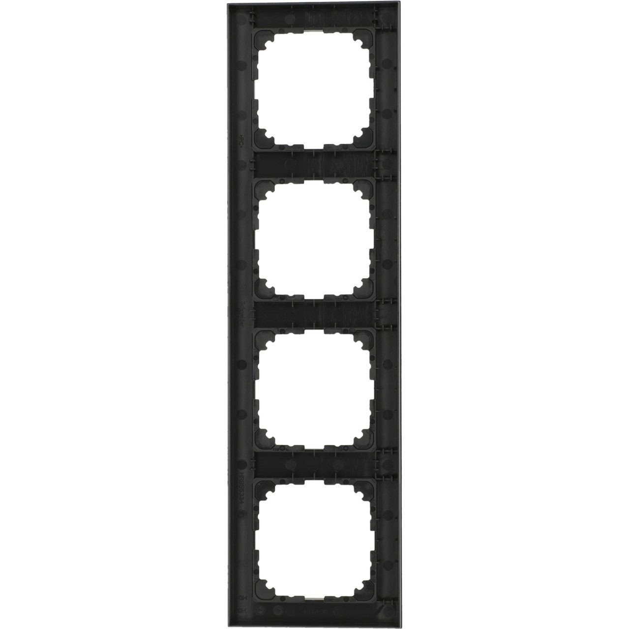 merten Steckdose Merten Abdeckrahmen 4-fach M-Pure, anthrazit