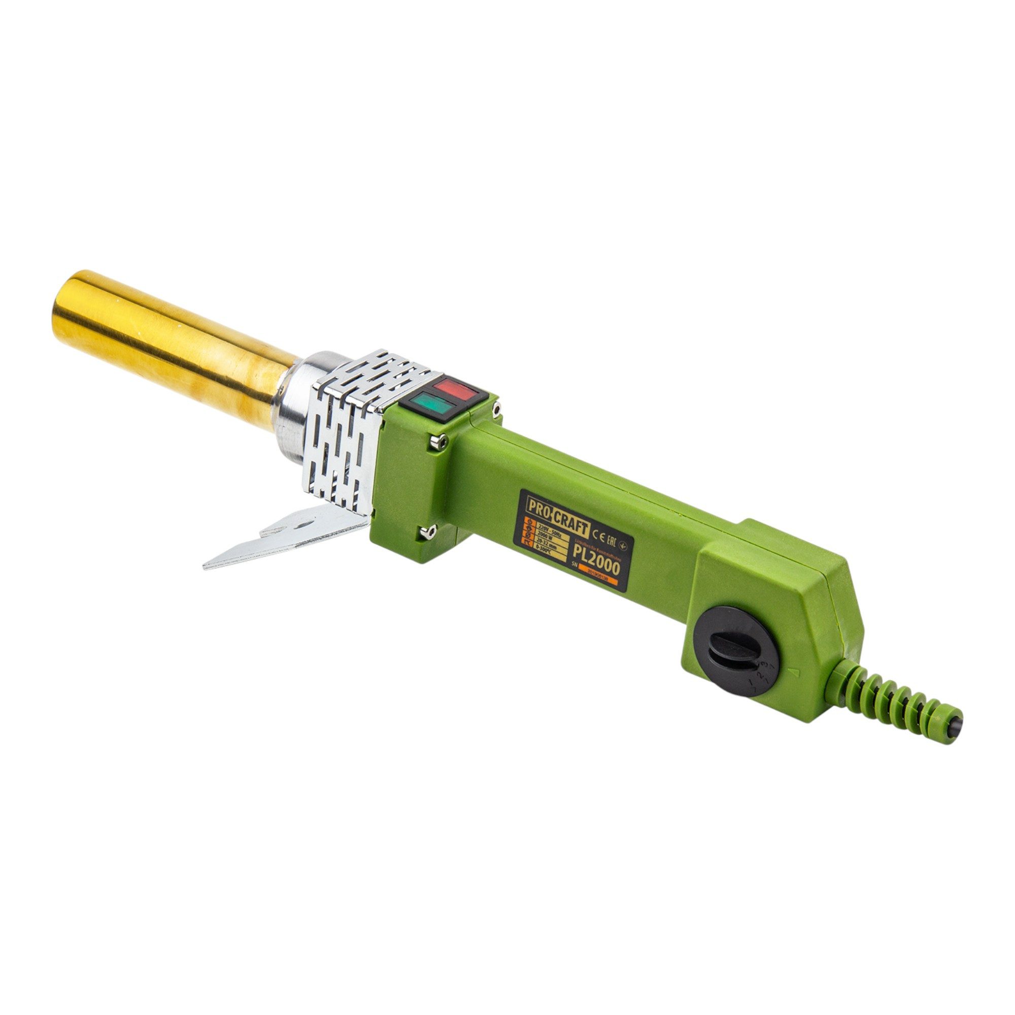 PRO CRAFT Elektroschweißgerät Procraft PL2000 Polyfusionsschweißgerät 800 Watt + Koffer