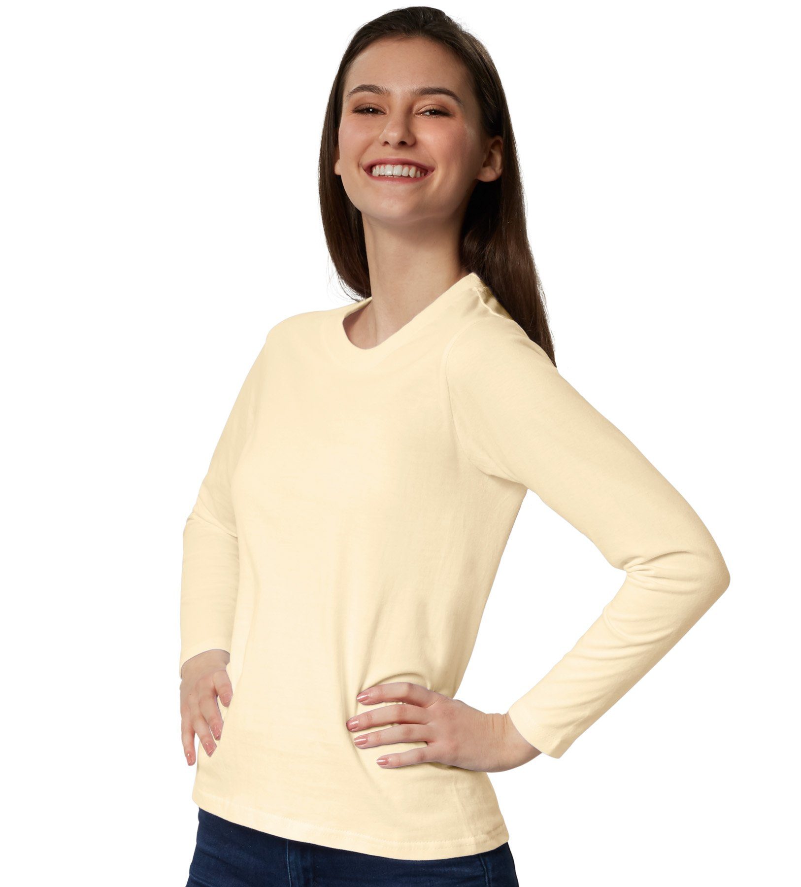 dressforfun Langarmshirt Langarm-Shirt Frauen