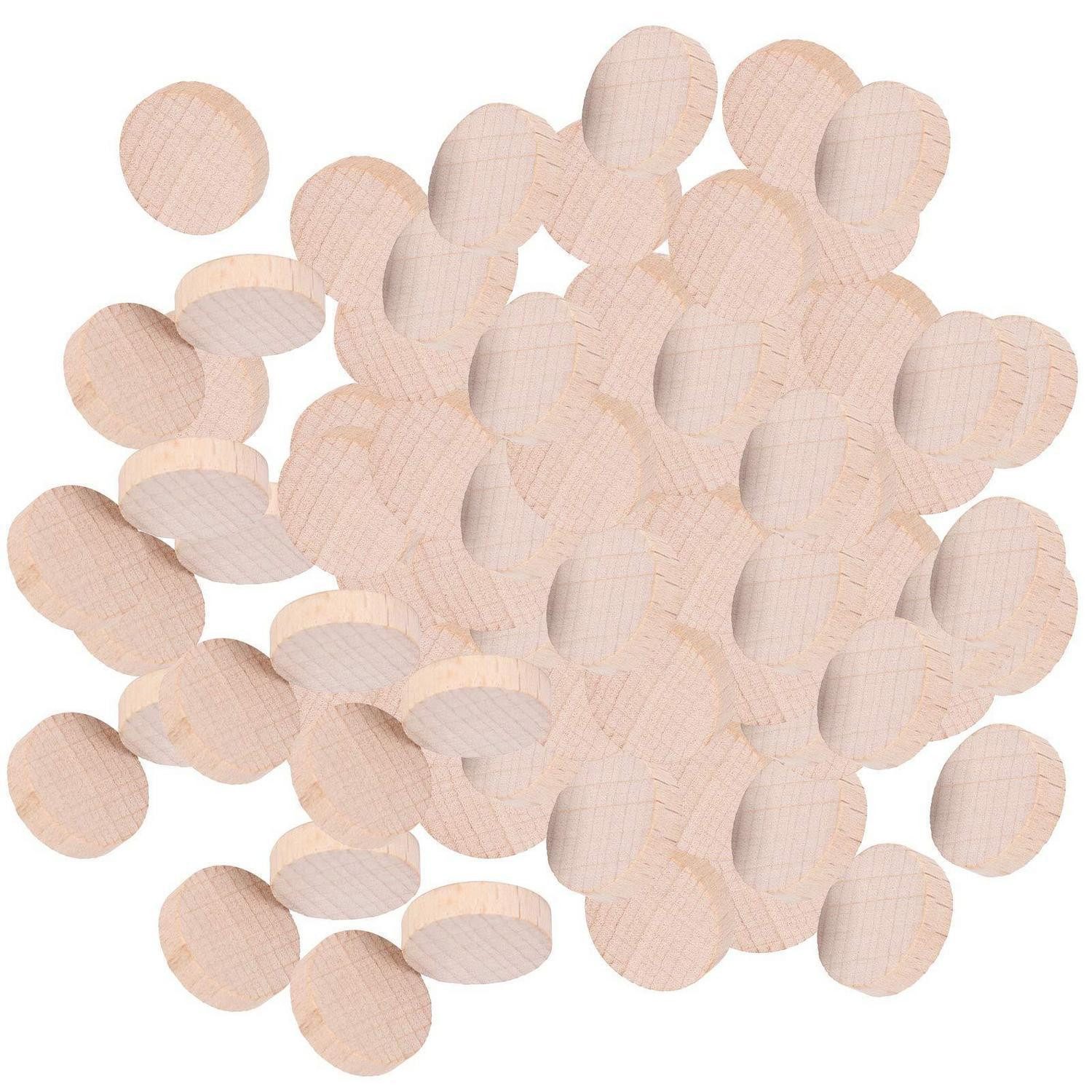LuxusKollektion Kreativset Holzscheiben Buche 2cm 300Stk Bastelset
