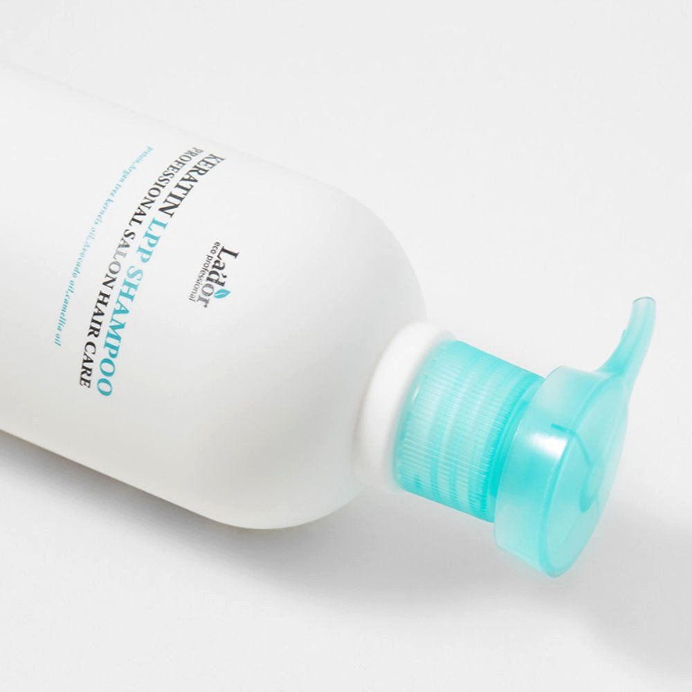 Lador Haarshampoo LADOR, Keratin LPP Shampoo - 530 ml, silikonfrei, sulfatfrei, mit Keratin und pflanzlichen Ölen