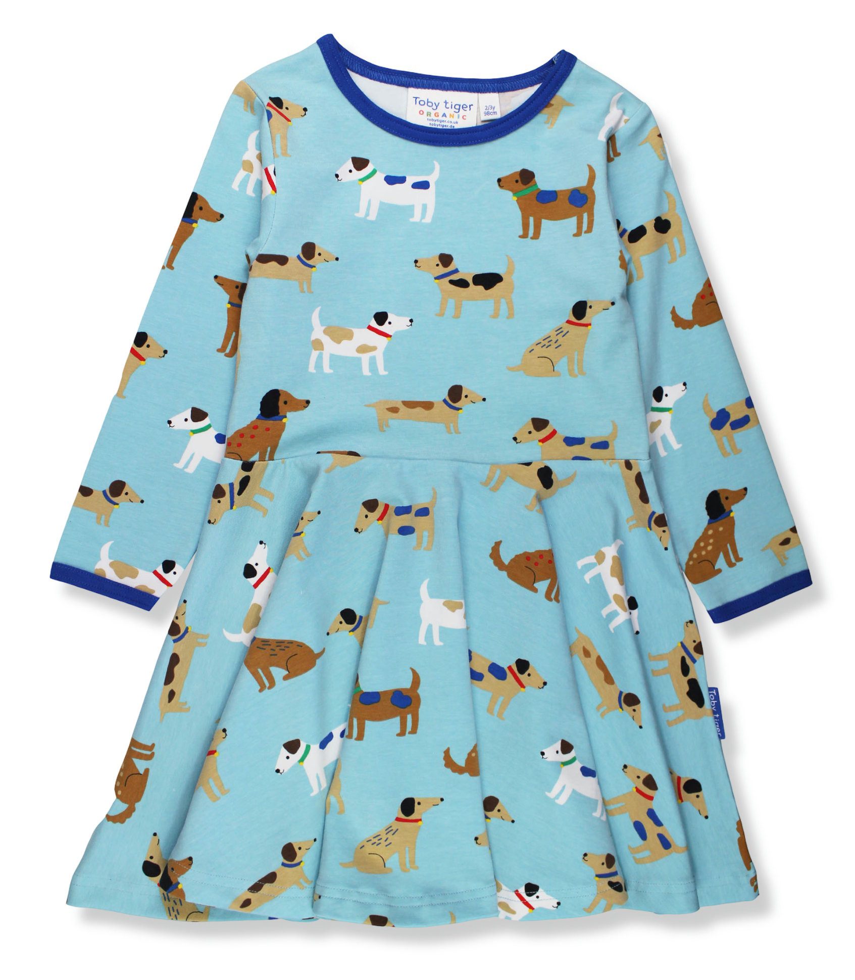 Toby Tiger Skaterkleid mit Hunde-Druck