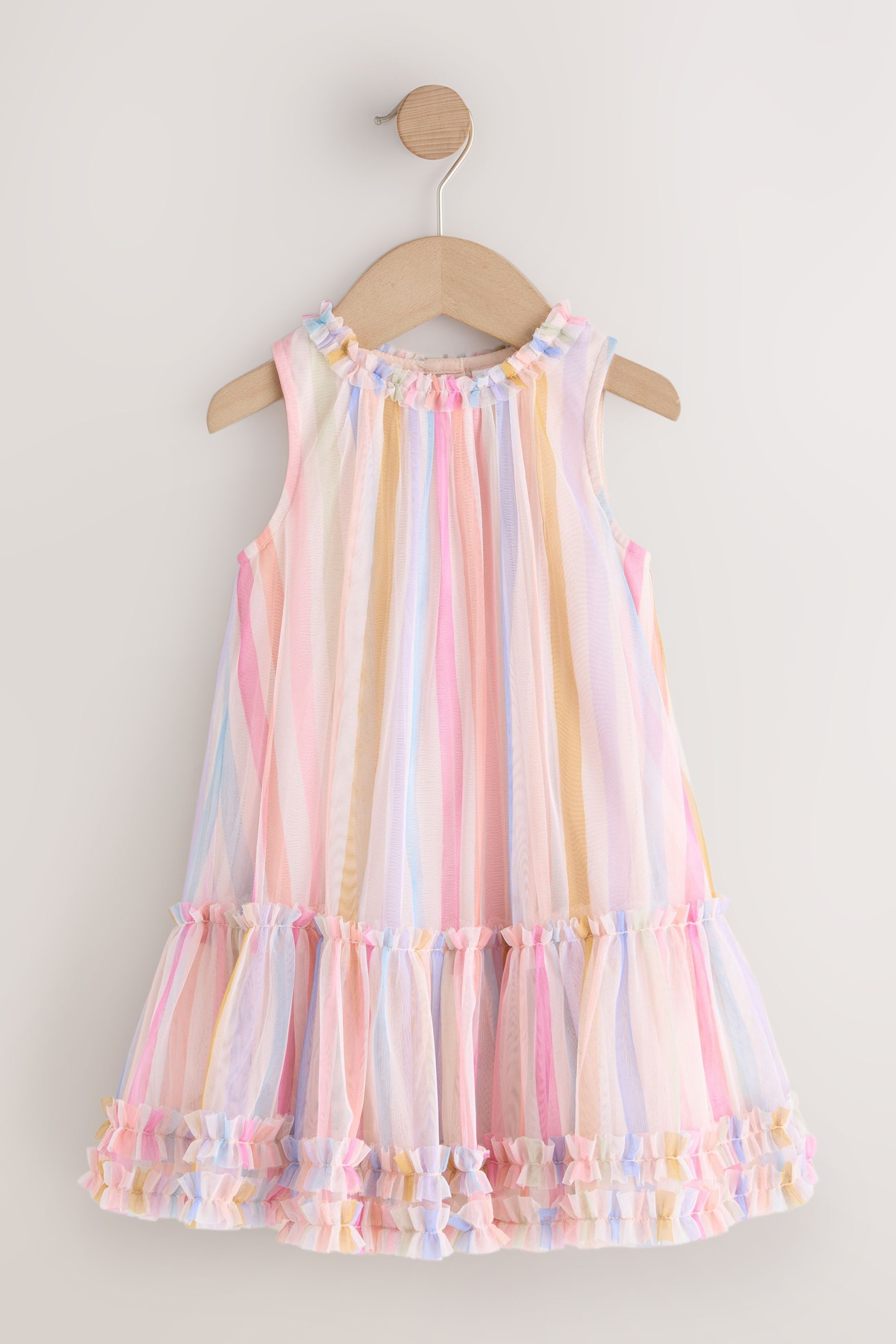 Next Jerseykleid Kleid mit Mesh-Detail (1-tlg) – Bild 5 von 5