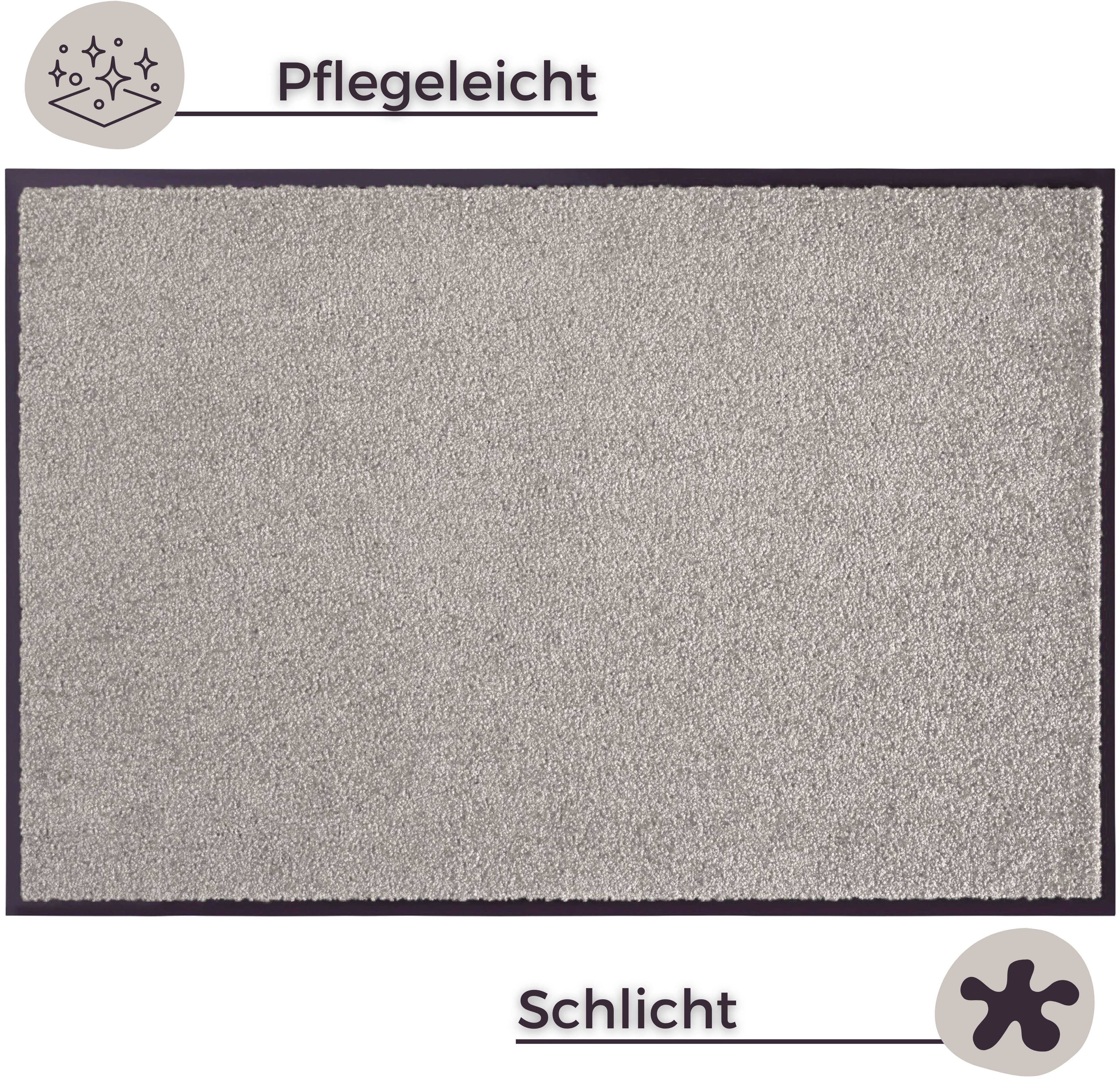 OTTO home Fußmatte Clean & Walk, rechteckig, Höhe: 7 mm, Schmutzfangmatte, Türmatte, In- und Outdoor, Teppich, Läufer, waschbar – Bild 3 von 5