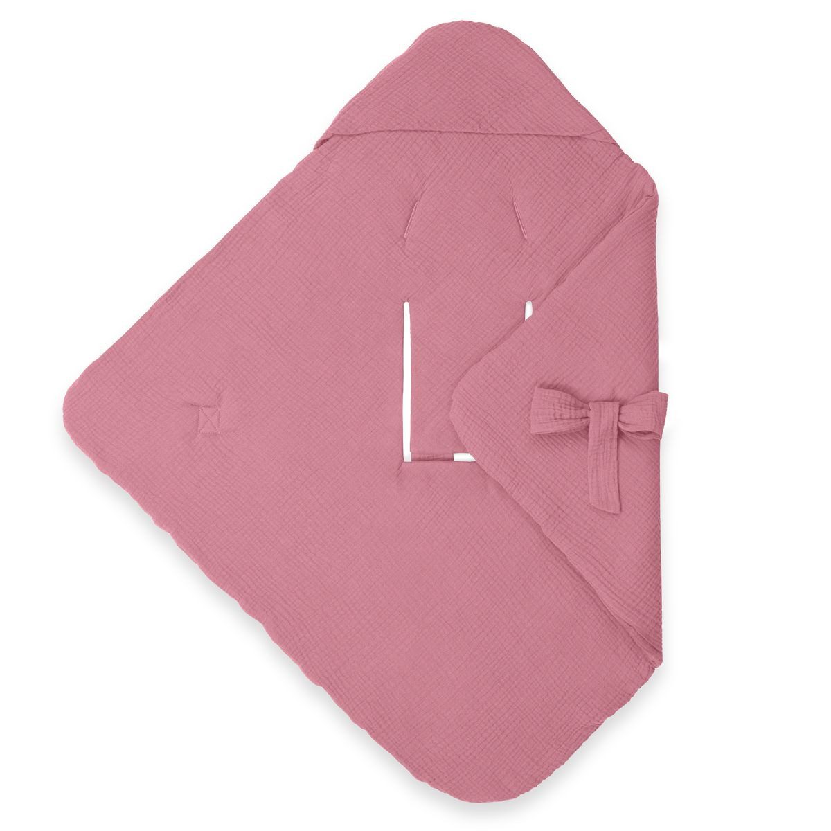 Hauck Fußsack Snuggle So Cosy - Berry, Baby Einschlagdecke Kuscheldecke für Babyschale Maxi Cosi, Kinderwagen