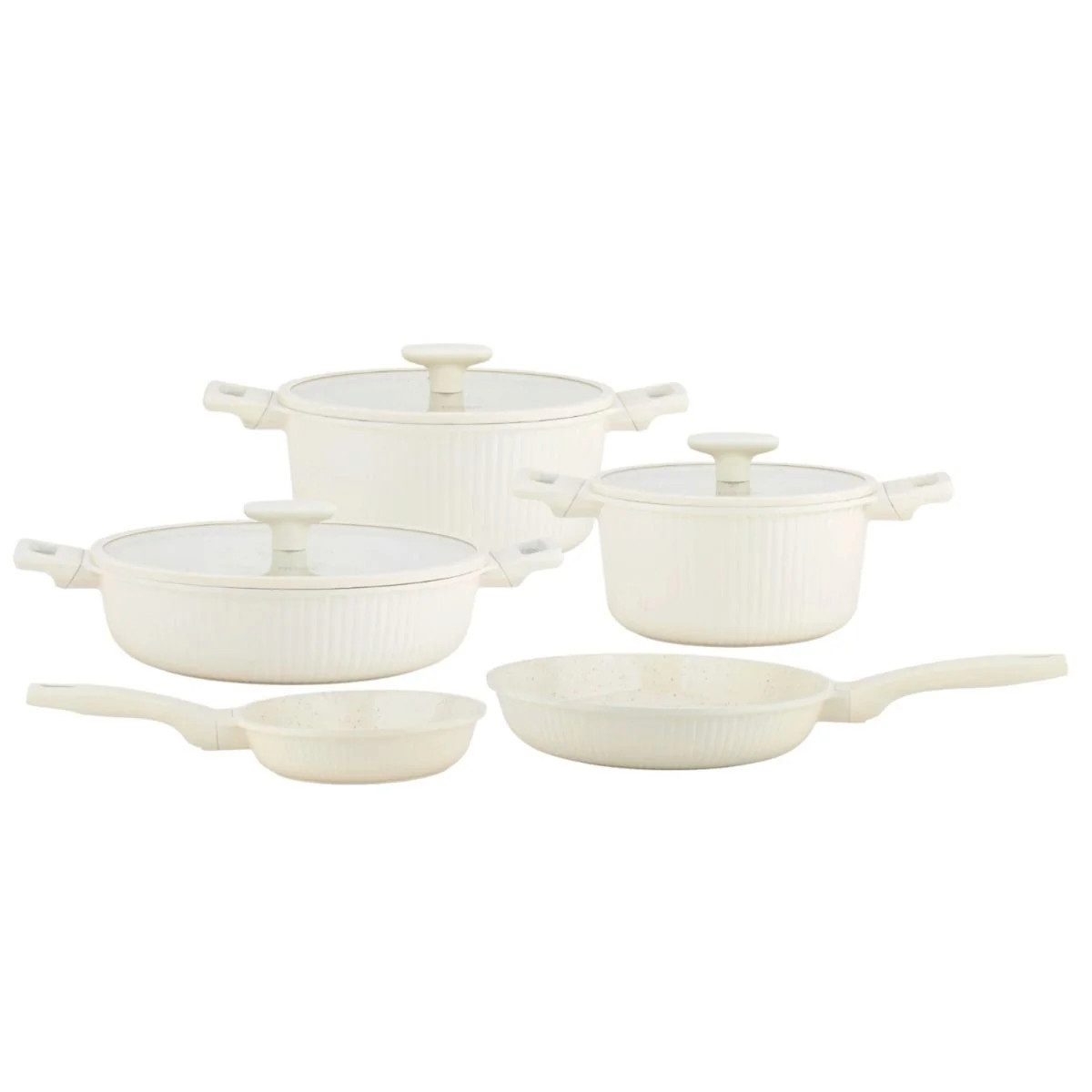 EmirtexHome Kochtopf Ferveo Luna Topfset 8-teilig, (8-tlg)