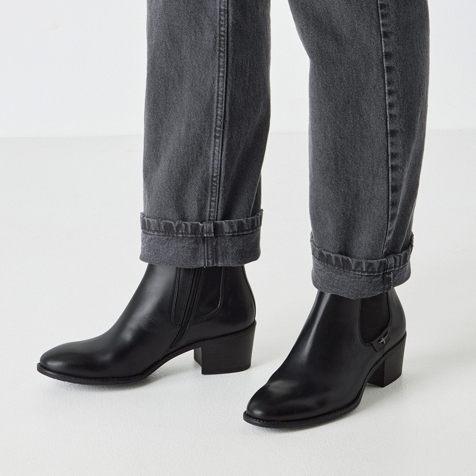Tamaris Chelseaboots, Blockabsatz, Westernstiefelette mit Stretcheinsatz günstig online kaufen