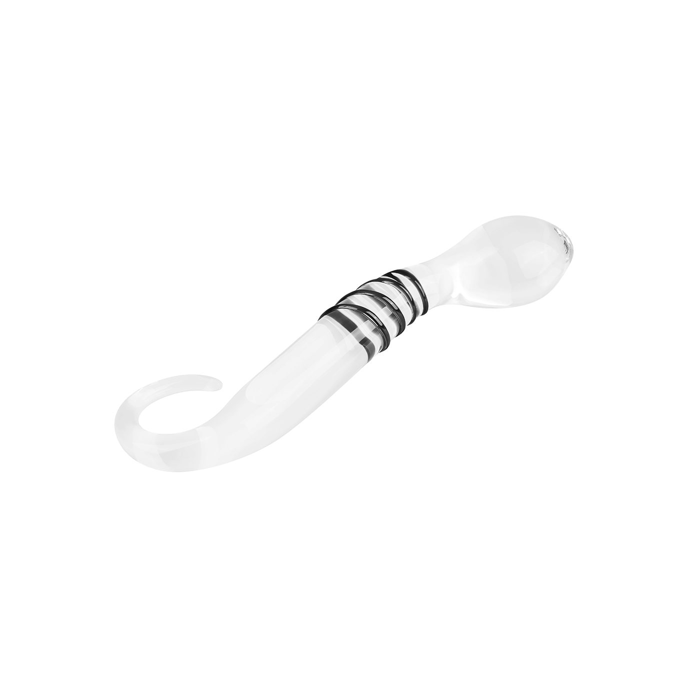 Haltegriff; Temperaturspiele EIS aus (17cm) Dildo erotische Design-Glasdildo EIS Broliskatglas,