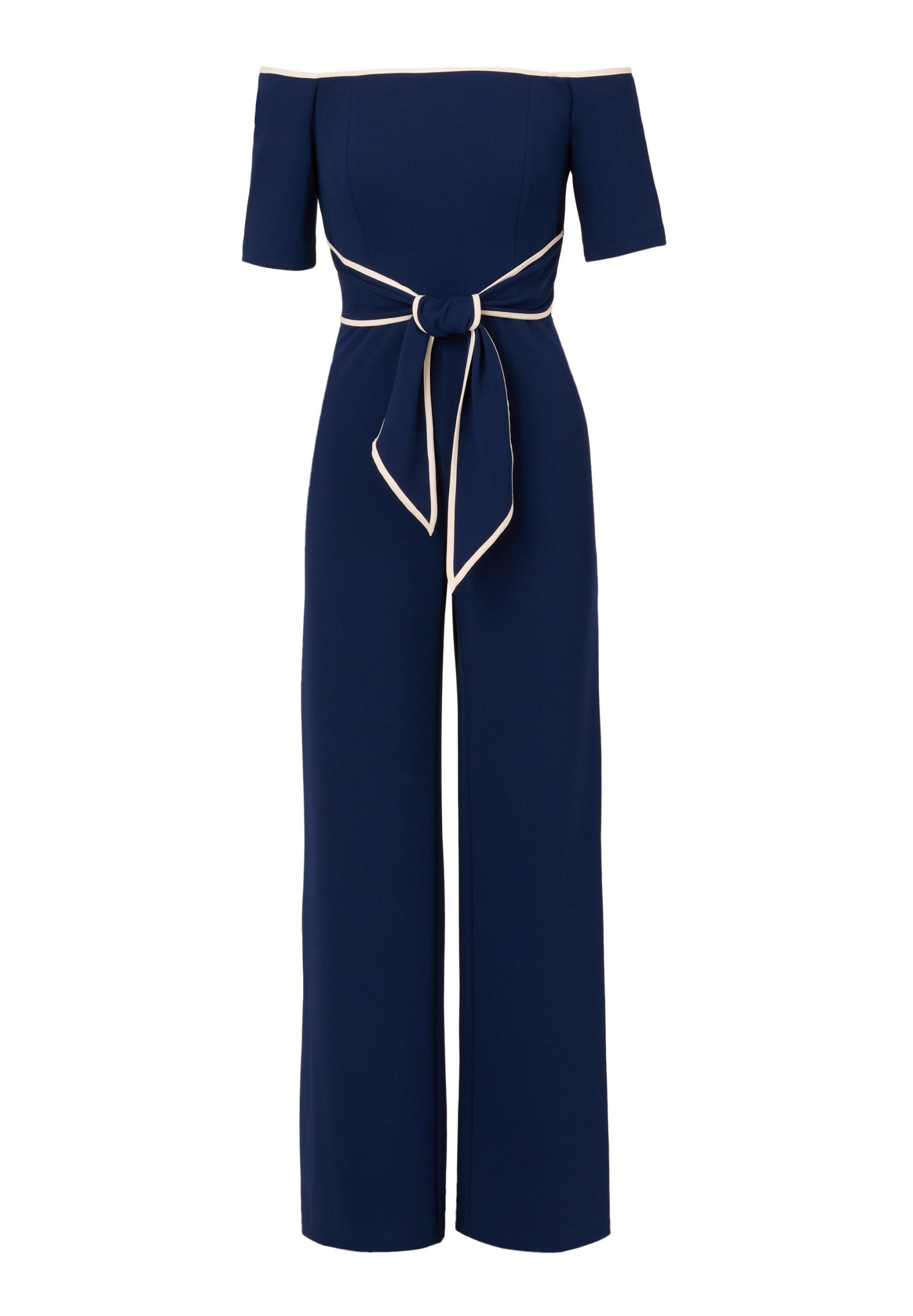 Adrianna Papell Jumpsuit Knit Crepe Tie Jumpsuit Luxuriös, zeitlos, stilvol günstig online kaufen