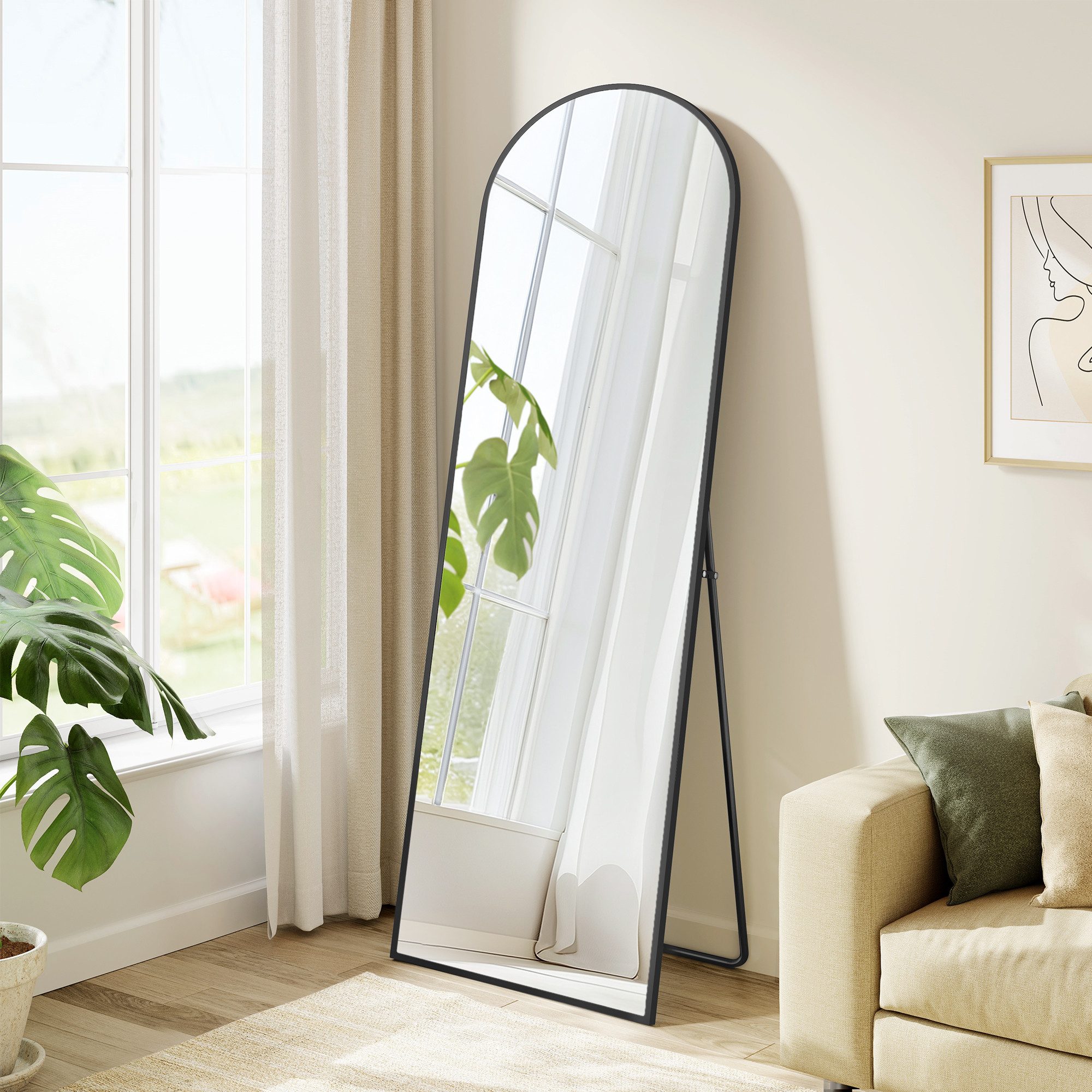 SONGMICS Standspiegel, Ganzkörperspiegel, 160 x 50 günstig online kaufen