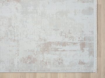 Teppich Teppich "FRESH 2A" rechteckig Creme diverse Größen, LebensWohnArt, Höhe: 0.8 mm