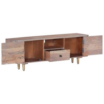 furnicato TV-Schrank 118x30x40 cm Massivholz Akazie