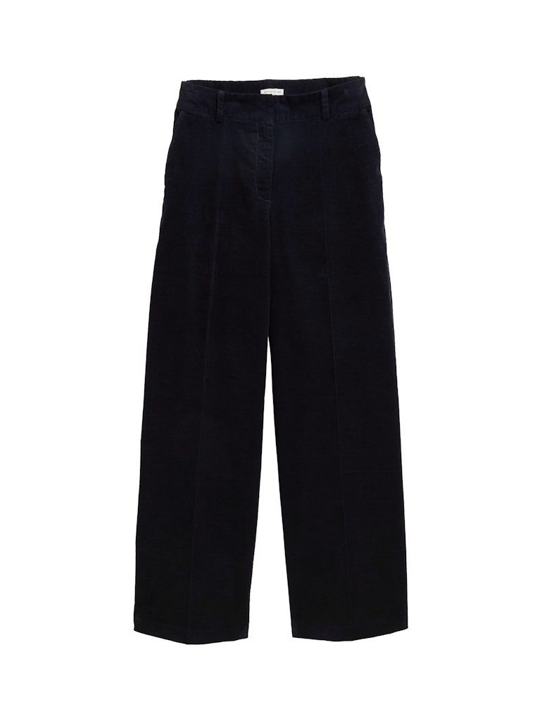 TOM TAILOR Chinos TTLea wide leg corduroy LUNAR ECLIPSE