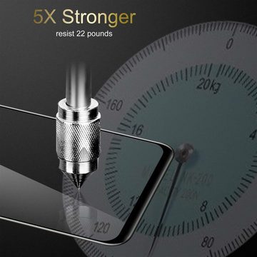 Cadorabo Schutzfolie Apple iPhone XS MAX, (3-St), 3x Schutzglas Panzer Folie (Tempered) Display-Schutzglas mit 3D Touch