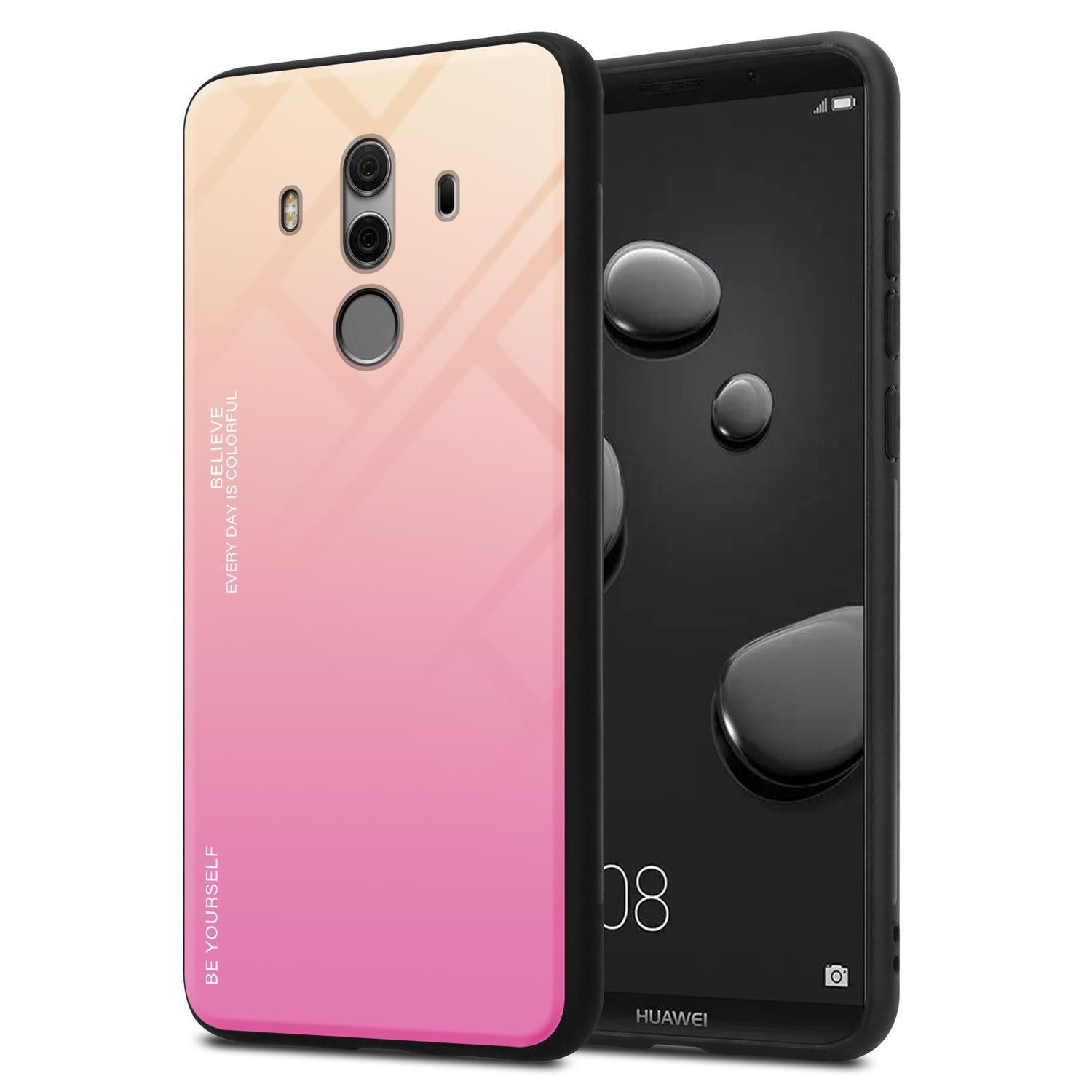 Cadorabo Handyhülle für Huawei MATE 10 PRO Hülle Huawei MATE 10 PRO, Robustes Hard Case - Handy Schutzhülle - Hülle - Back Cover Bumper