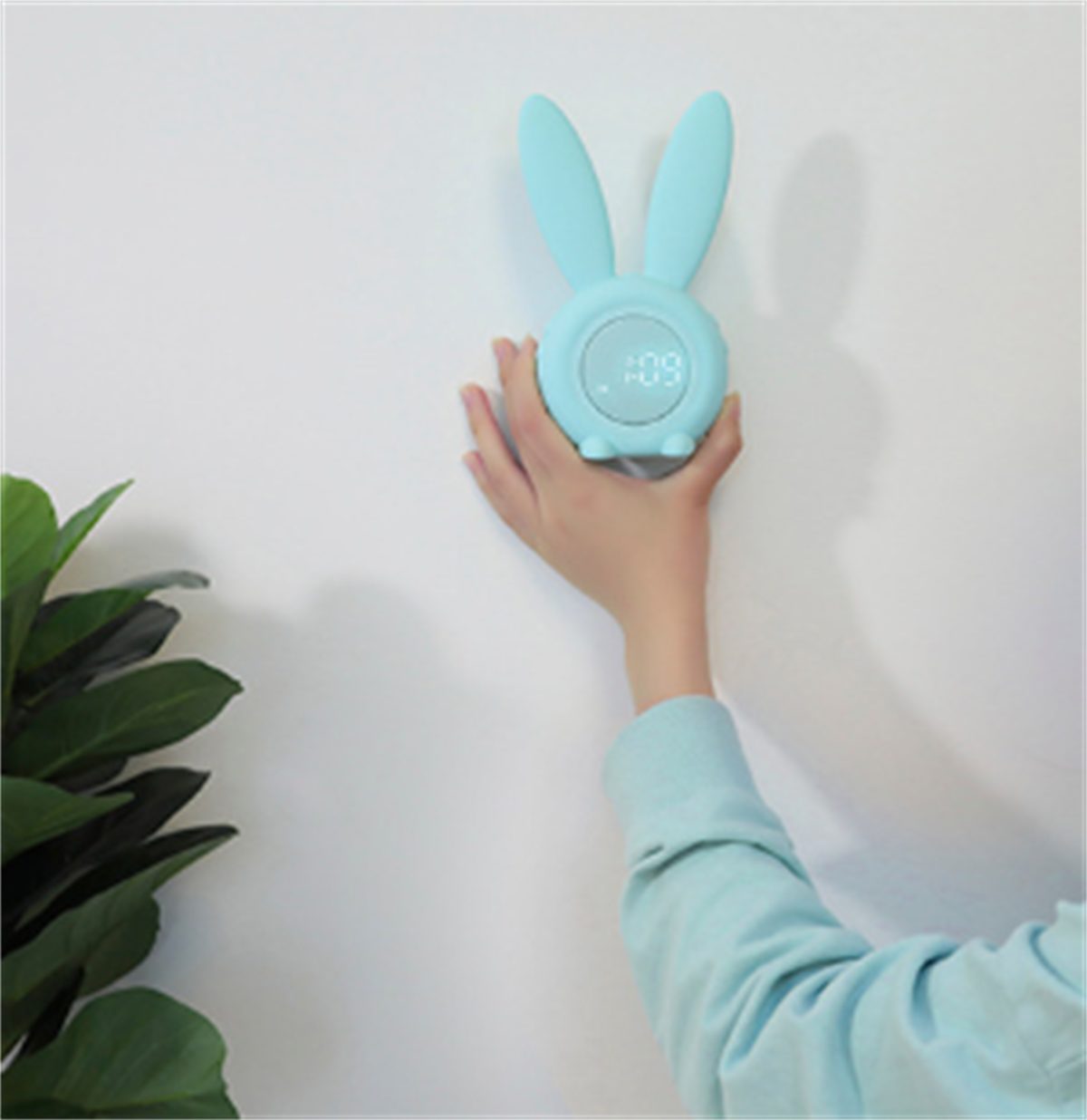 carefully zum Aufwachen Kaninchenwecker Wecker mit selected Sensor-LED-Nachtlicht intelligentem Rosa