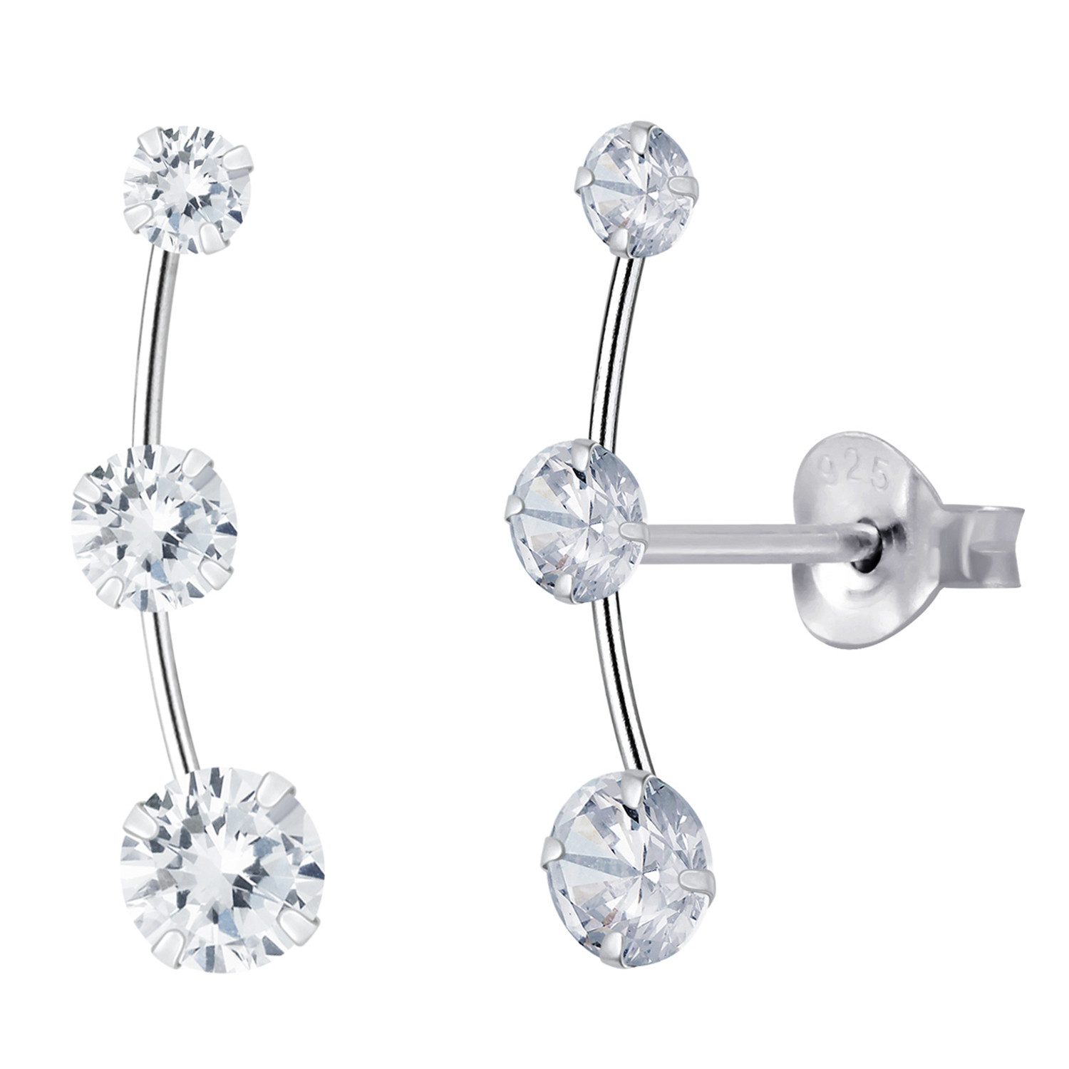 LÖB Paar Ohrstecker 925 Silber Ohrringe günstig online kaufen