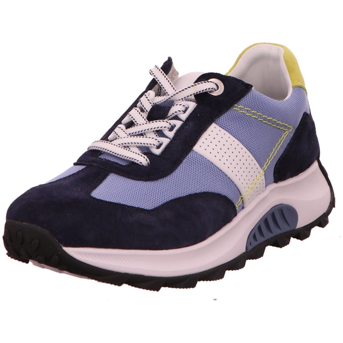 Freizeit Schnürer für Damen in blau Sneaker