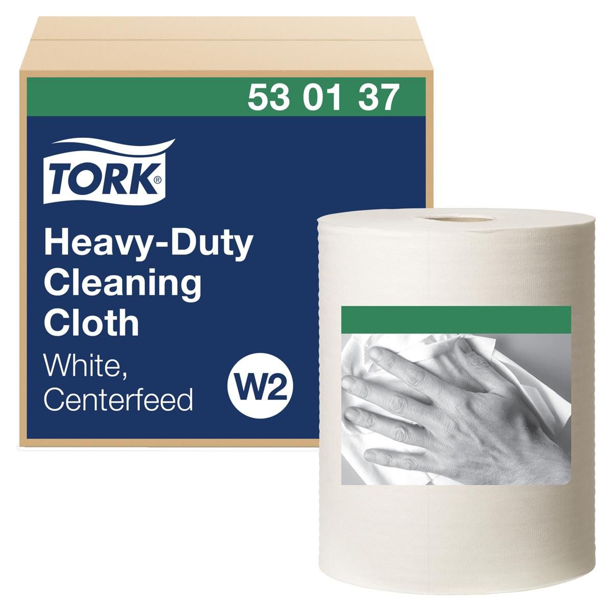 TORK tork530137 TORK Mehrzweck-Putzrolle, 1-lagig, 106,4 m, weiß - stark Reinigungstuch