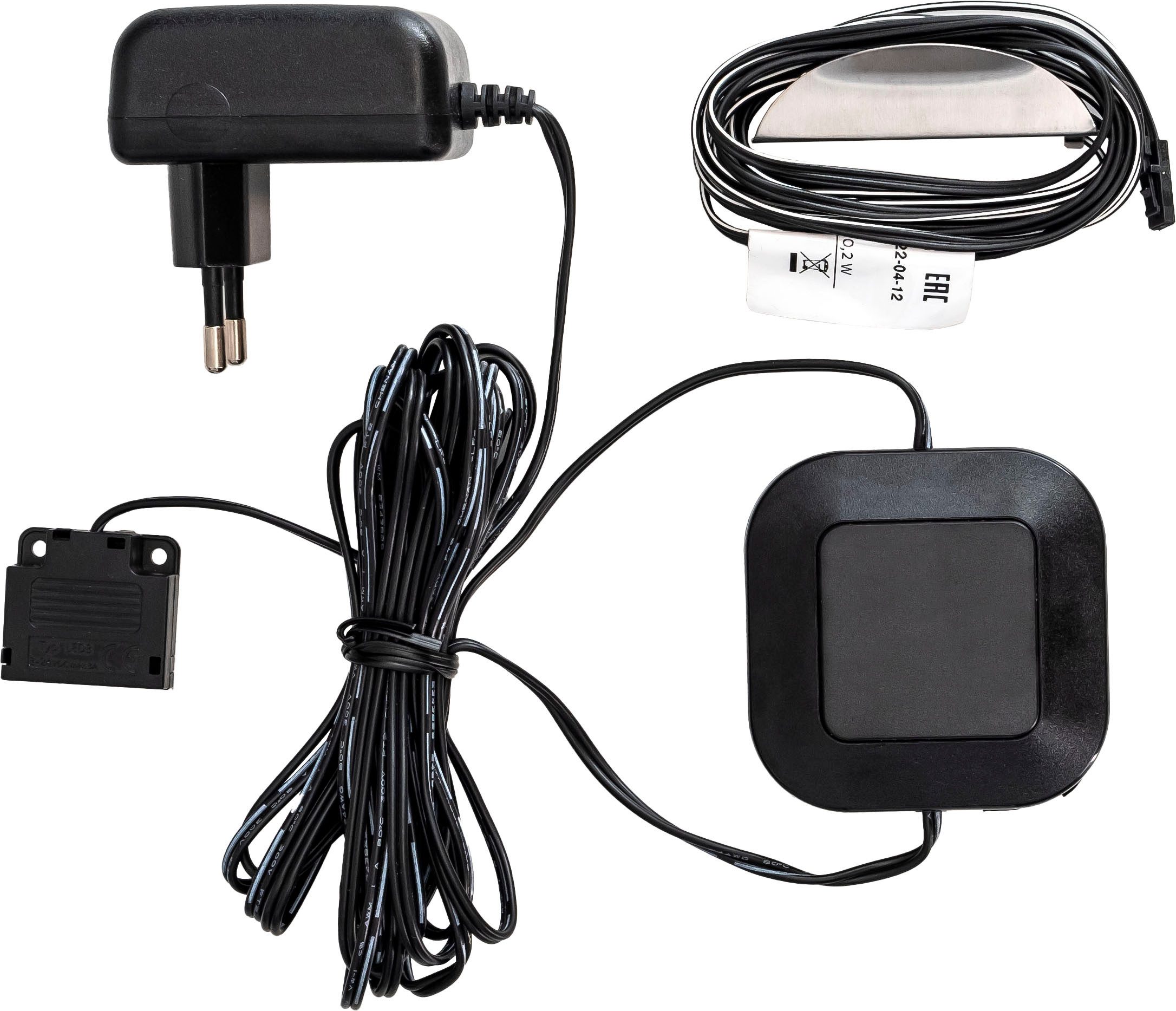 MCA living LED-Leuchtmittel Освещение LED Glaskante 1er Set, 1 St., Warmweiß, inklusive Trafo und Zuleitung