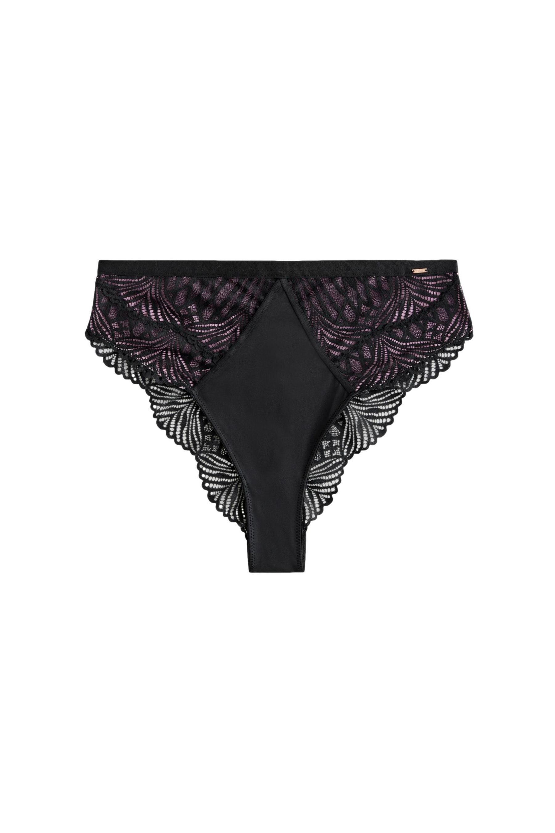 Taillenslip Lipsy Spitzen-Tanga mit hohem Bund