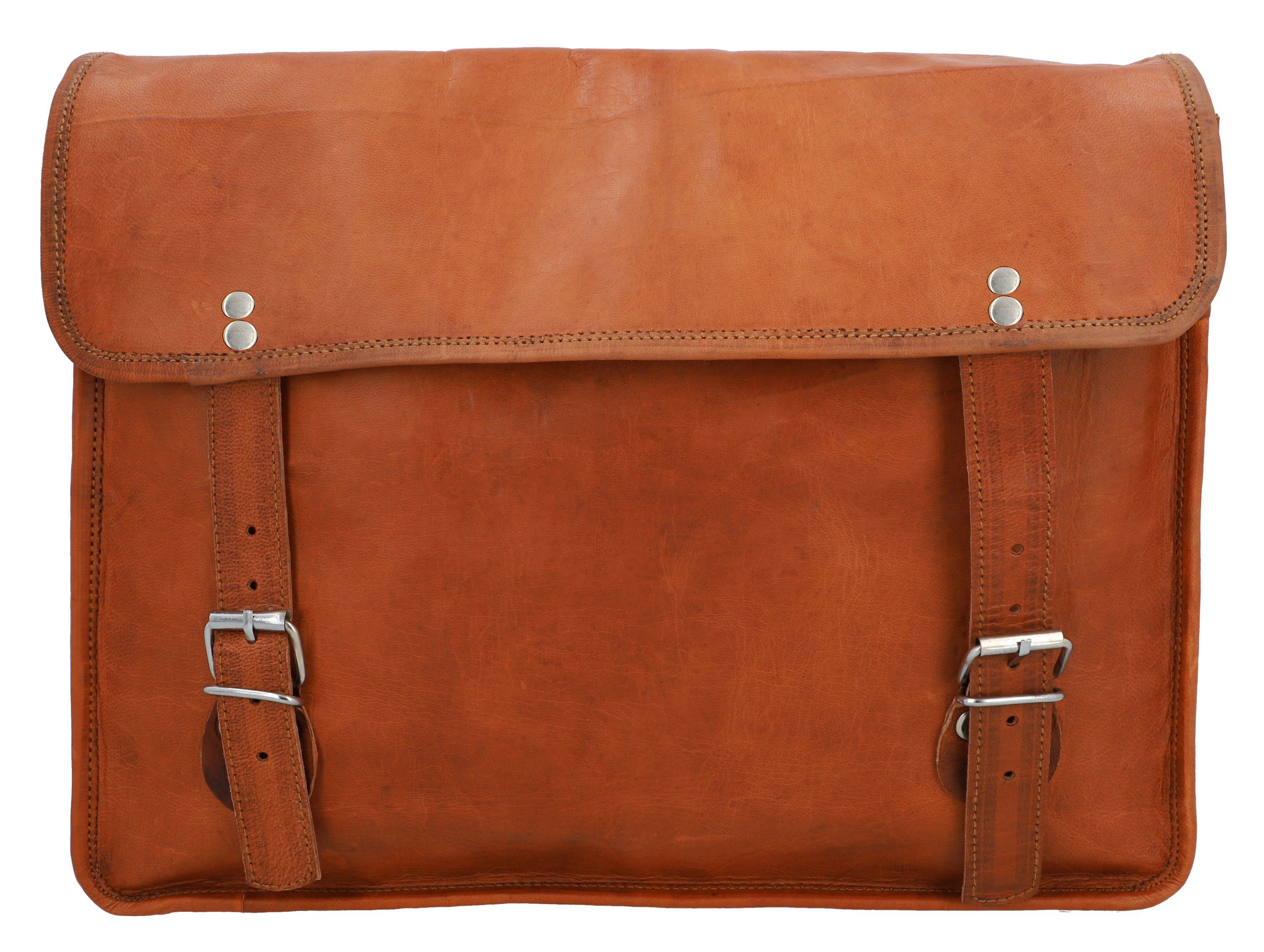 Gusti Leder Umhängetasche Gusti Leder Umhängetasche John 15" (1-tlg), Aktenordner
