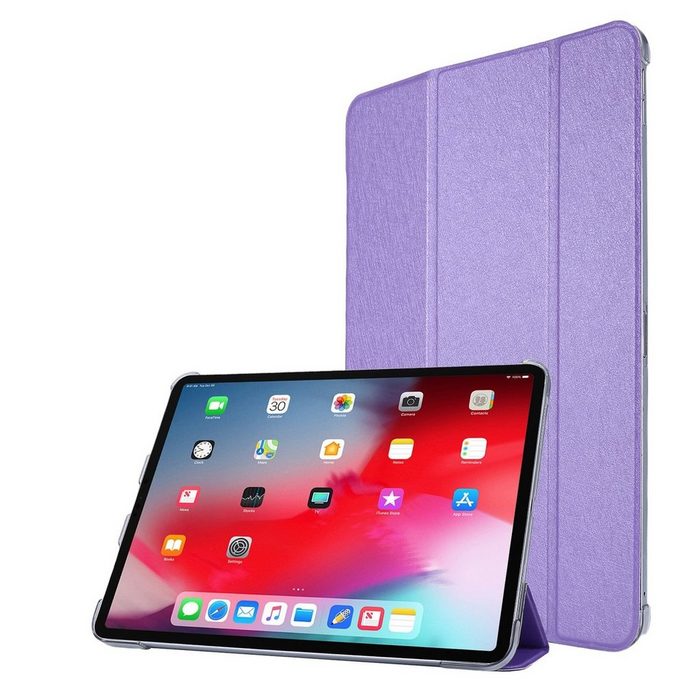 König Design Tablet-Hülle Apple iPad Pro 12.9 (2021) Schutzhülle für Apple iPad Pro 12.9 (2021) Tablethülle Schutztasche Cover Standfunktion Lila