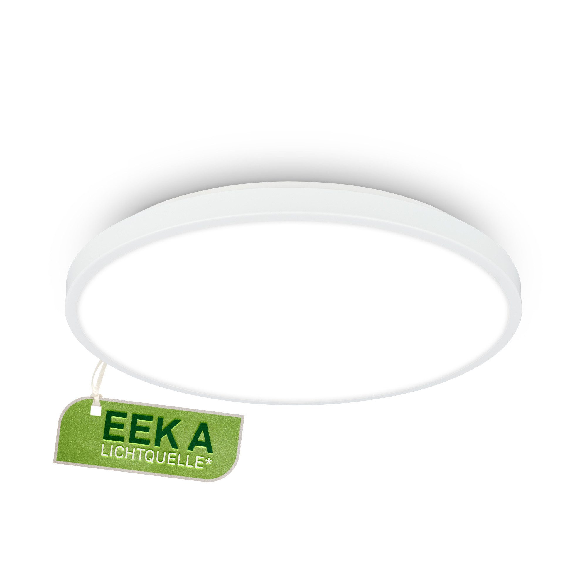 Briloner Leuchten Deckenleuchte LED Panel Ultra-Energieeffizient EEK A 4000K Deckenlampe, LED fest integriert