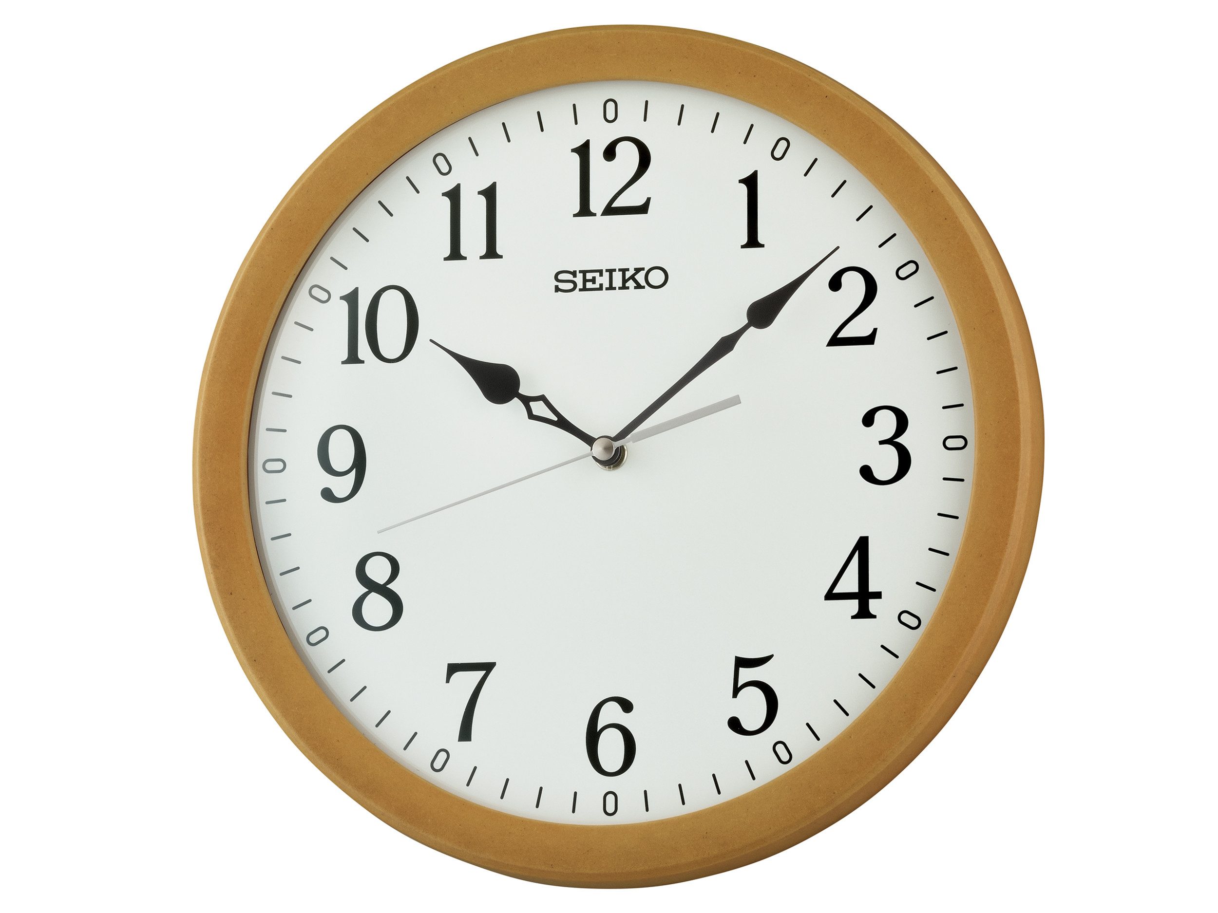 Seiko Wanduhr (Quarzuhr, durchlaufende Sekunde, Büro, Esszimmer, Küche, Wohnzimmer)