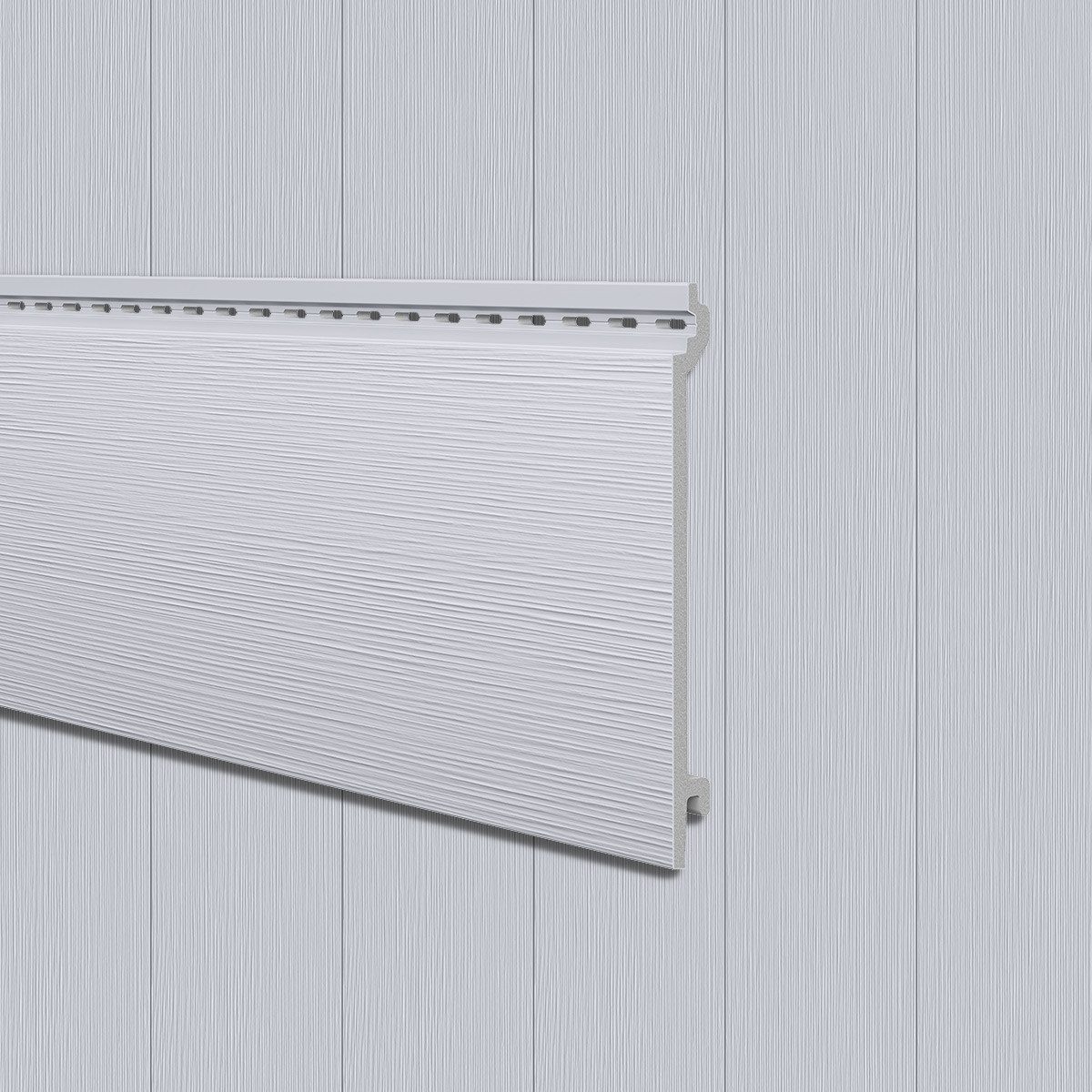 Vox Verkleidungspaneel Kerrafront FS-101 Opti Profil L: à 2,95m 4 Stück 2qm paper pearl grey, BxL: 20,5x295 cm, 0,6 qm, (Bund mit 4 Paneele, 2,124 qm) Geringer Wartungsaufwand, UV-beständig, gleichmäßig zarte Struktur