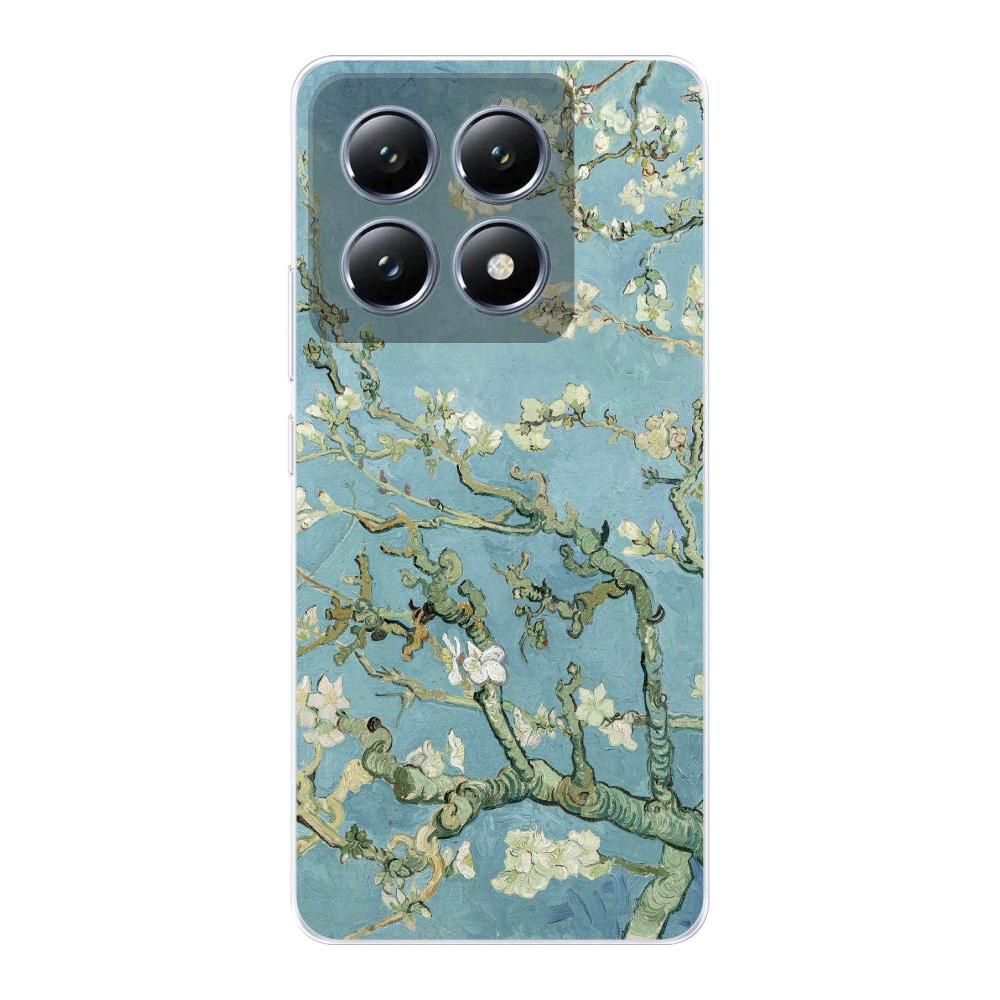 MuchoWow Handyhülle für Xiaomi 14T Mandelblüte - Van Gogh - Kunst, Handy Case, Silikon, Bumper Case Dünn