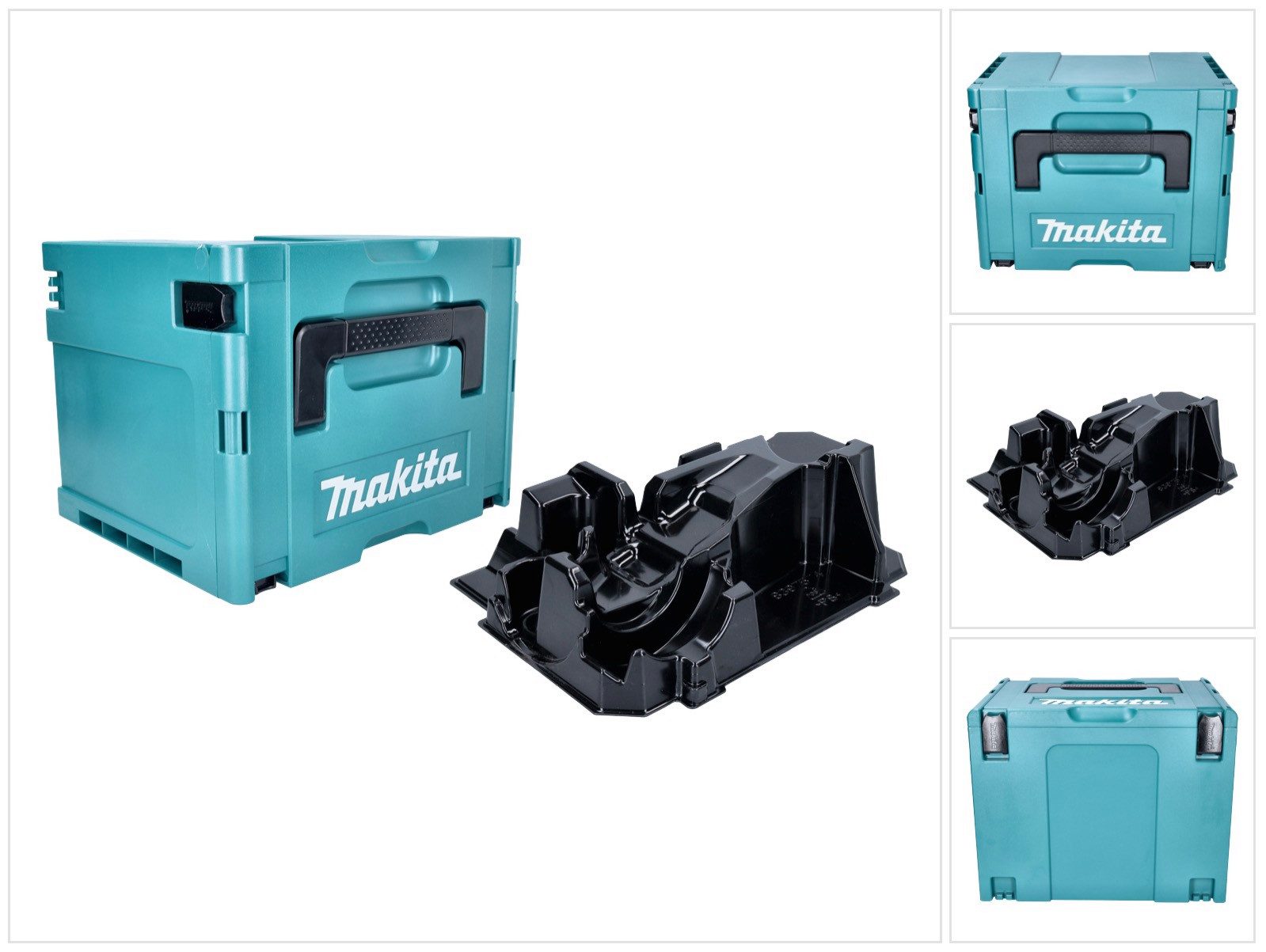 Makita Werkzeugkoffer Makpac 4 Systemkoffer 395x295x315mm + Einlage für DGA 5XX und DHR 243
