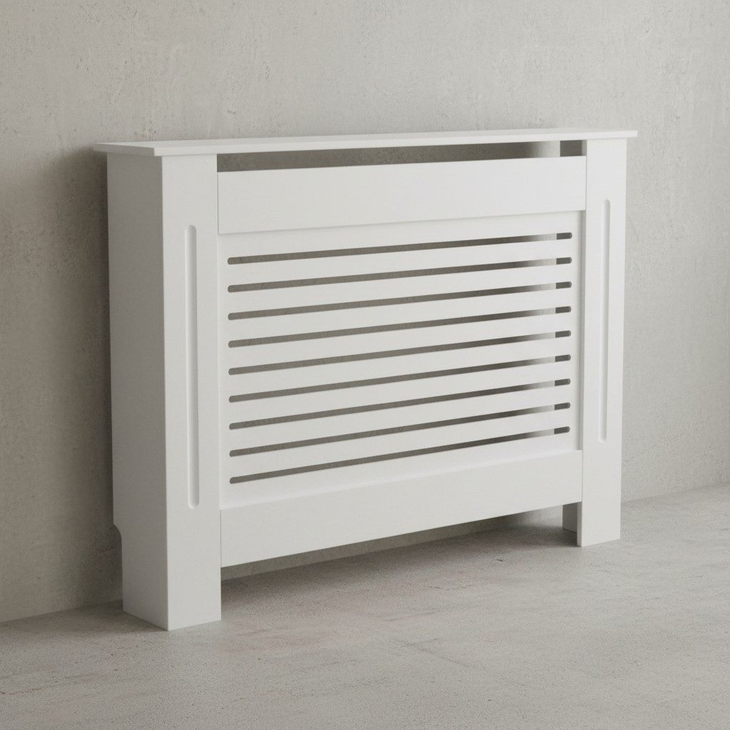 KADIMA DESIGN Heizungsverkleidung MDF Heizkörperverkleidung mit Lamellen, H günstig online kaufen