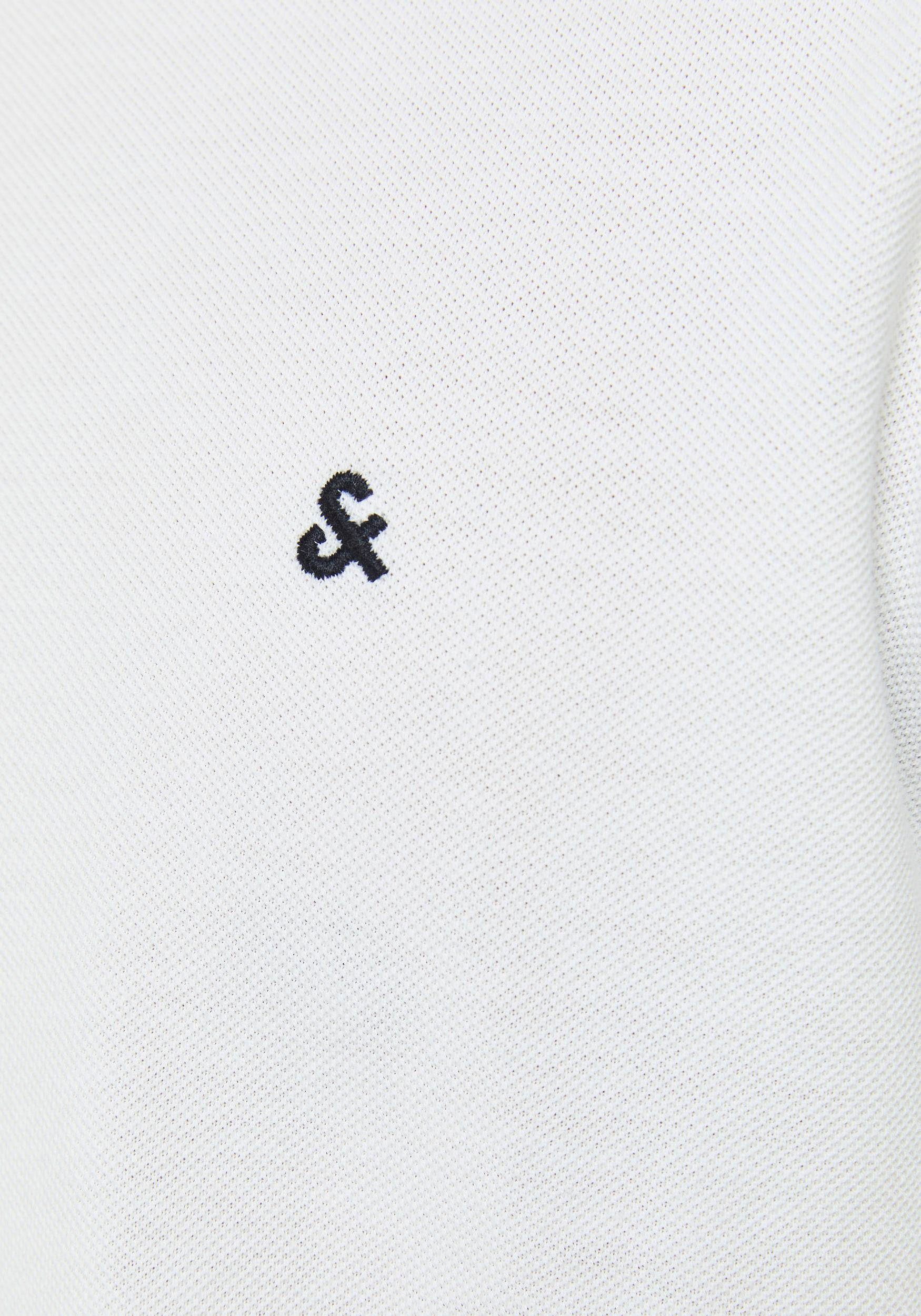 Jack & Jones Kurzarmshirt PAULOS MAO POLO mit kontrastfarbiger Kante am schmalen Stehkragen und am Ärmelsaum
