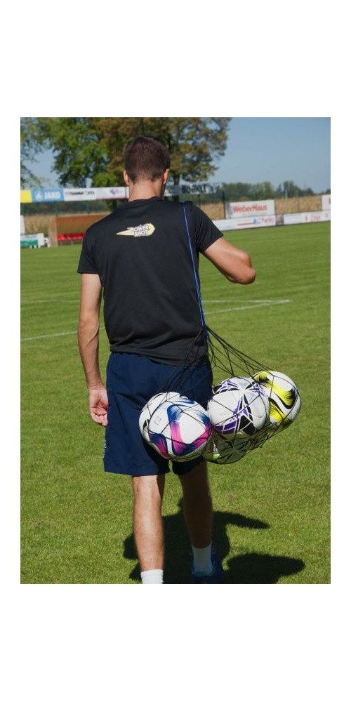 Power Shot Balltasche für bis zu 12 Bälle (Netz) schwarz