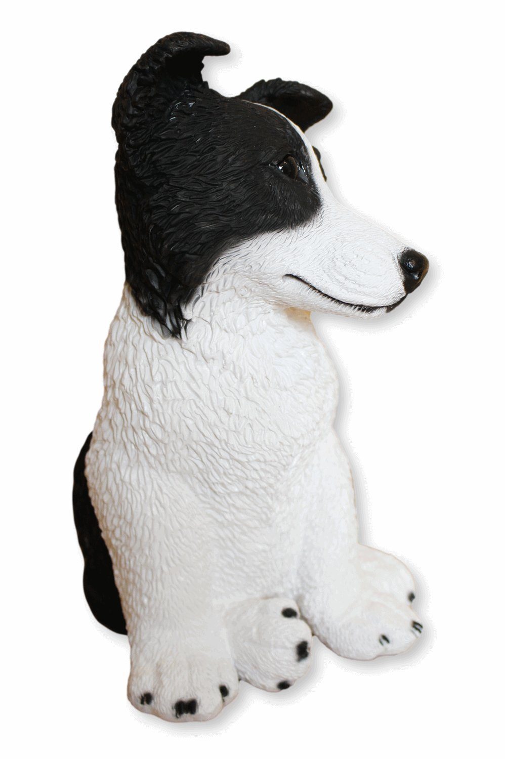 Hund Resin Hundefigur 27 Kollektion H aus cm Castagna Deko Welpe Collie Tierfigur sitzend Border Castagna Figur