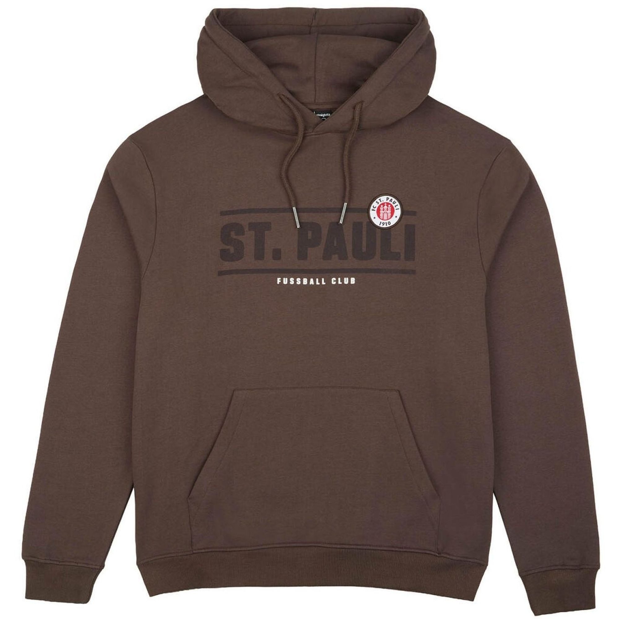 FC St. Pauli Kapuzenpullover FC St. Pauli - Kapuzenpullover Classic mit Logo - braun
