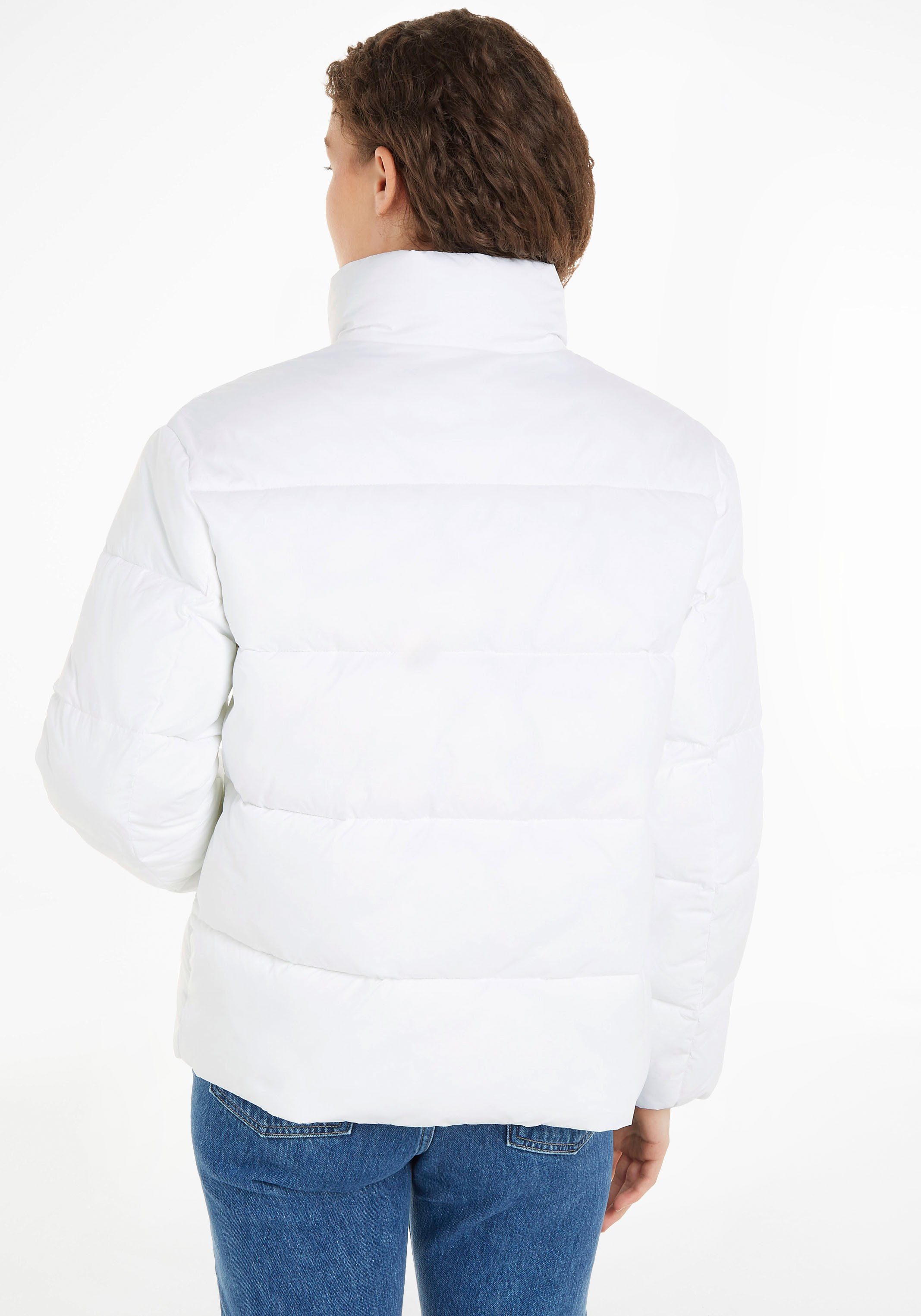 White Steppjacke mit Aufhänger Jeans PUFFER Tommy MODERN TJW