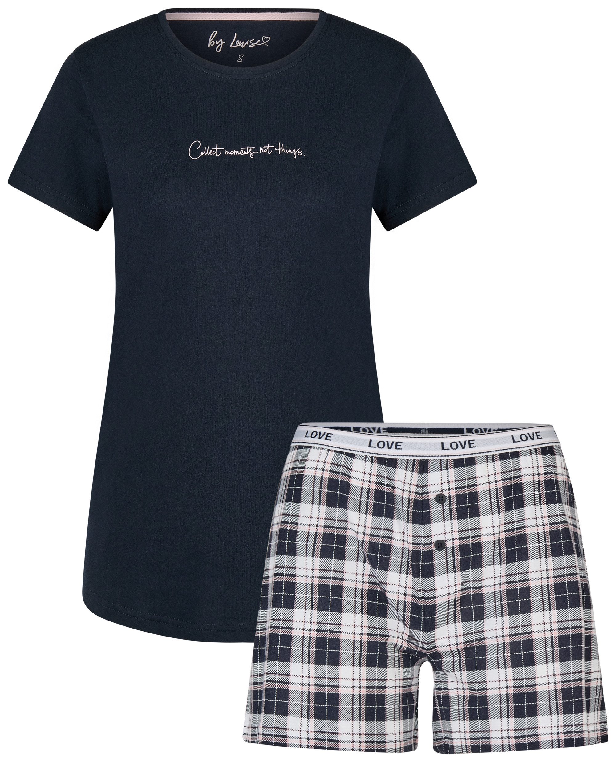 By Louise Shorty Night Muse (Set, 2 tlg., 2-teilig) Damen Pyjama kurz Short günstig online kaufen