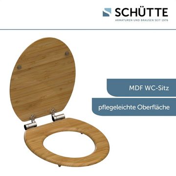 Schütte WC-Sitz Don`t Hurry, Absenkautomatik, Holzkern, Motivdruck, MDF