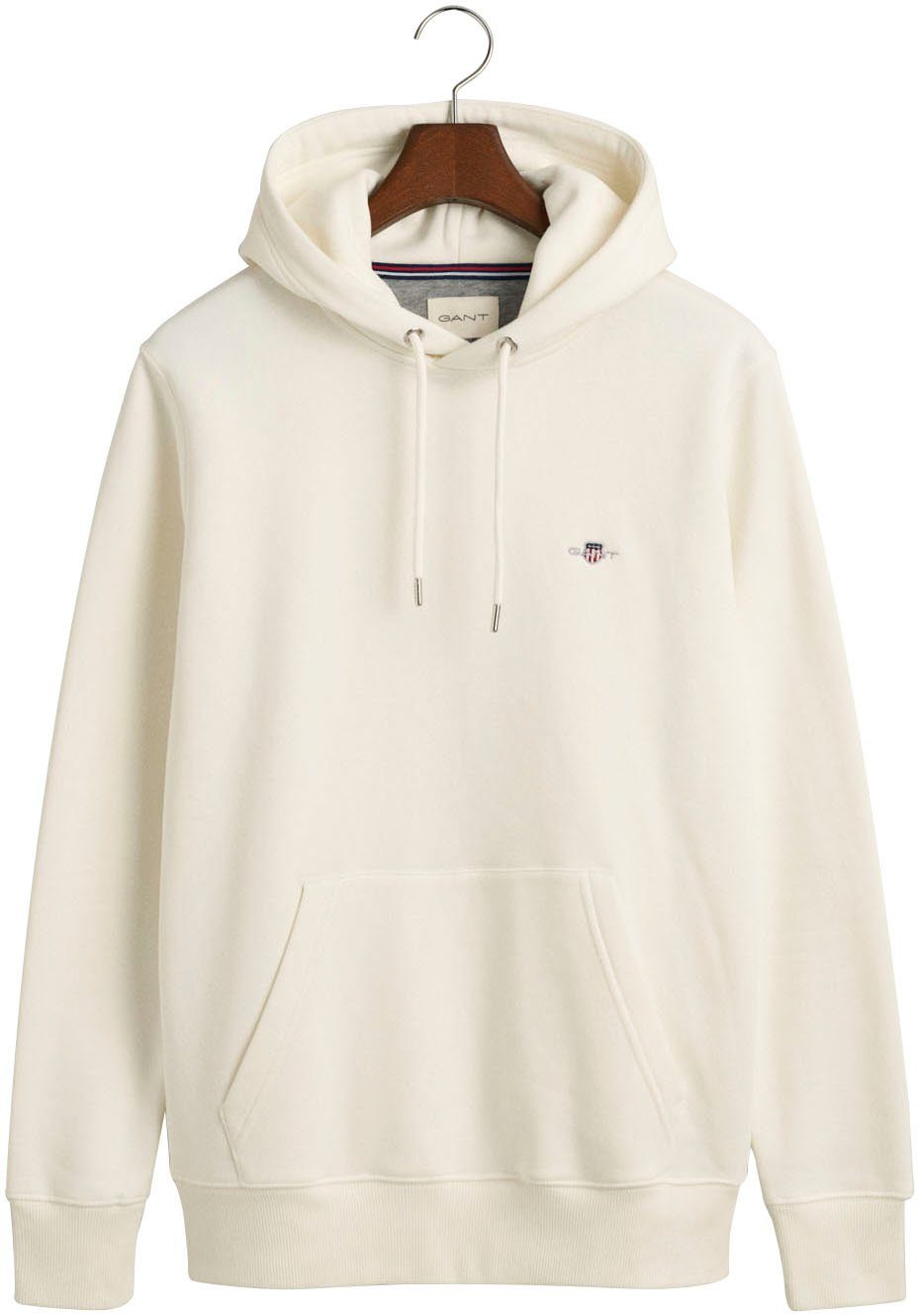 Gant Hoodie REG SHIELD HOODIE mit Logostickerei auf der Brust. Reduzierter Preis € 83,99. Unverbindliche Preisempfehlung € 109,95