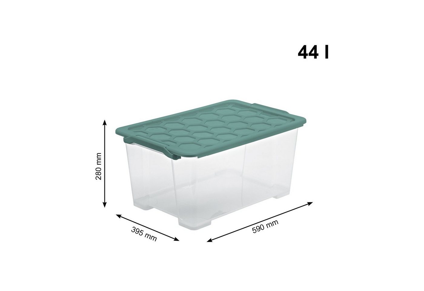 Thumbnail - ROTHO Aufbewahrungsbox Evo Safe Keeping 3er-Set Aufbewahrungsbox 44l