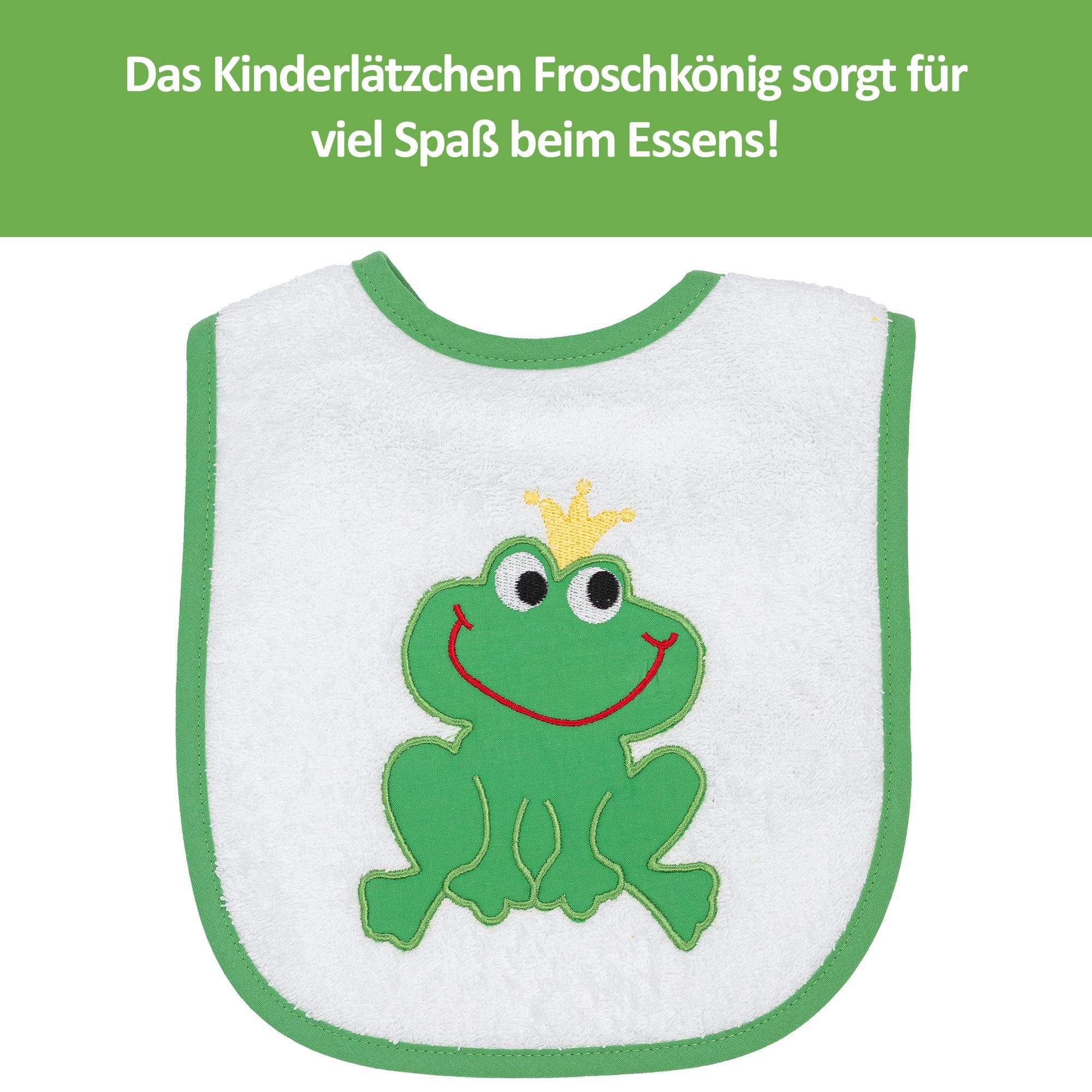 (1-St), Babylatz Lätzchen Smithy Europe in made Frosch,