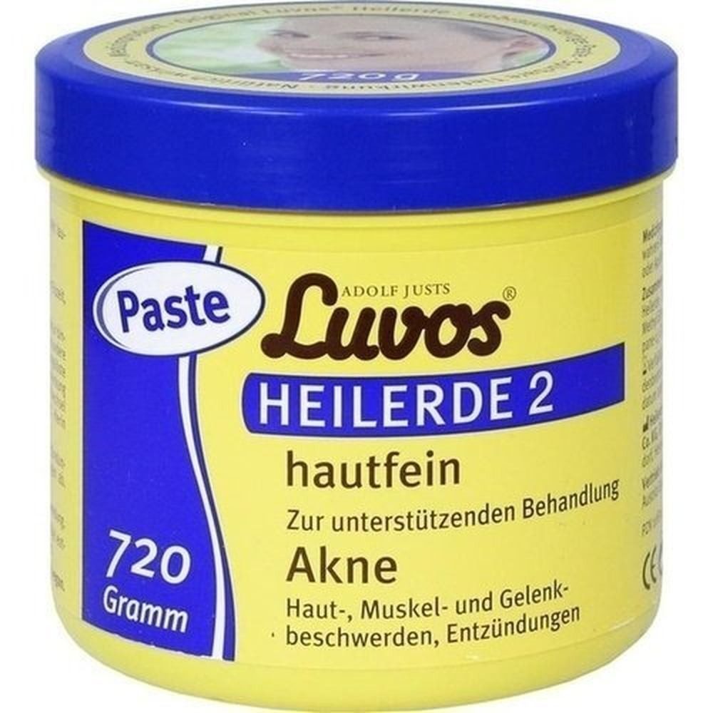 Luvos Gesichtsmaske Heilerde 2 hautfein Paste 720g PZN 11187450