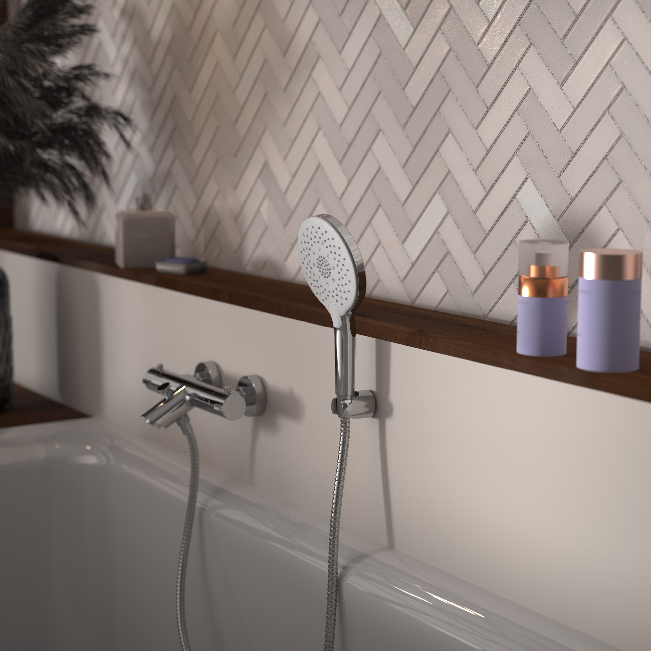 Schütte Handbrause SUMATRA, 3-fach verstellbar, mit Antikalknoppen, wassers günstig online kaufen