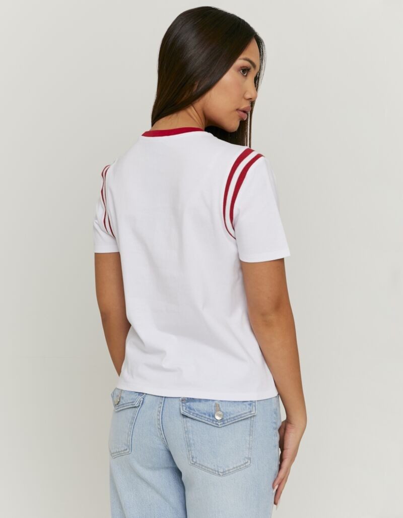 Tally Weijl T-Shirt STSCOORCUN2 Baumwolle, Statement-Shirt mit Rundhals-Ausschnitt und Druck